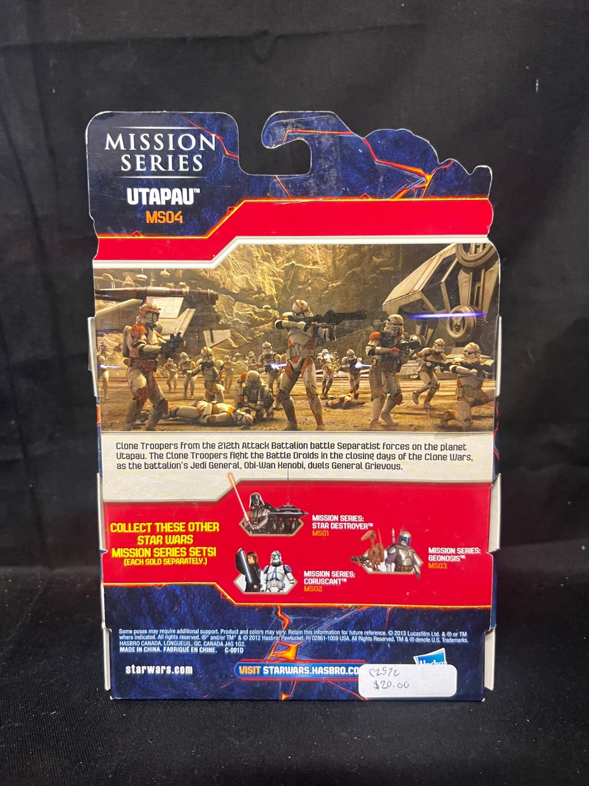 STAR WARS MISSION SERIES UTAPAU BATTLE DRIOD & 212TH BATTALION CLONE TROOPER