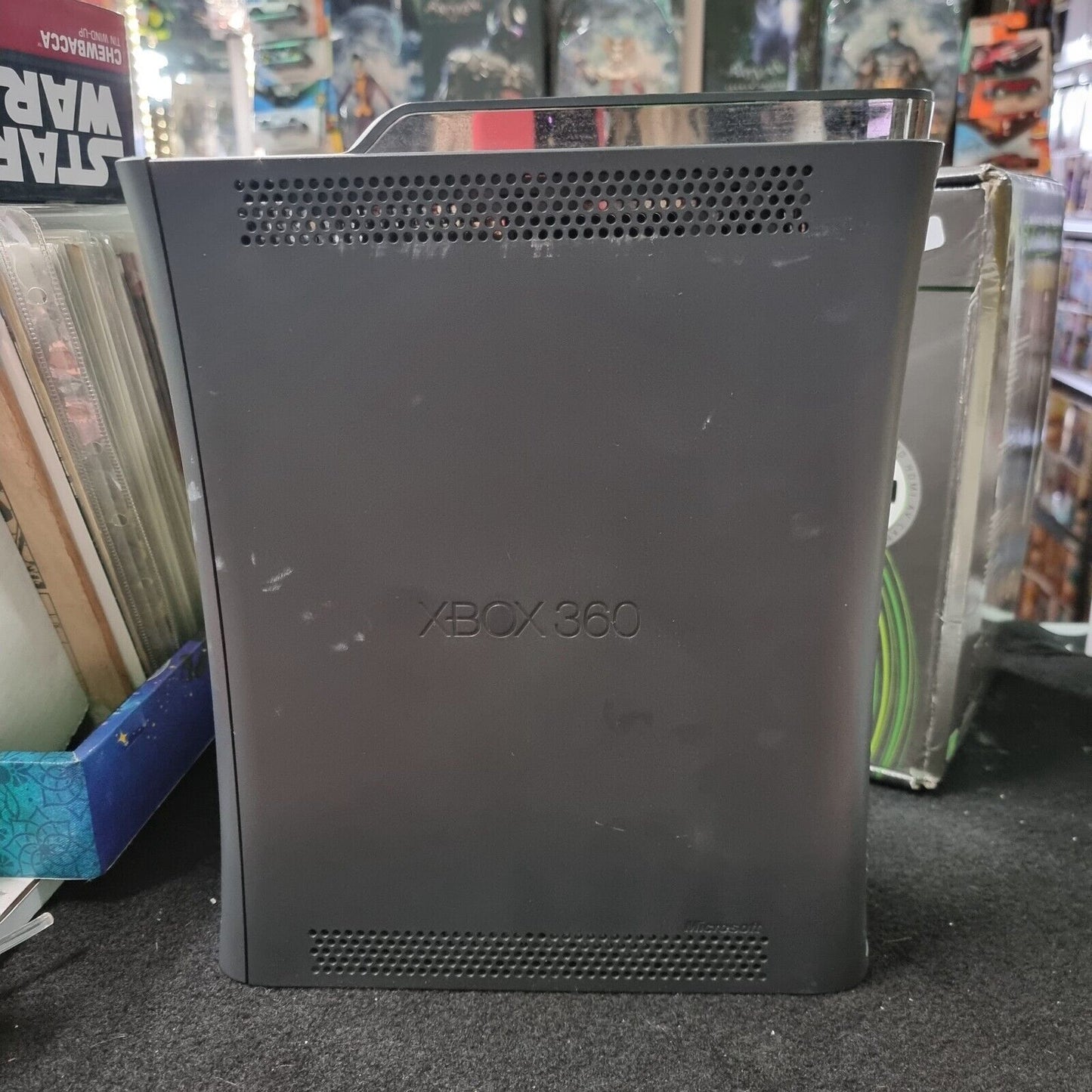 Xbox 360 Elite Console + Controller & Leads Boxed Bundle.