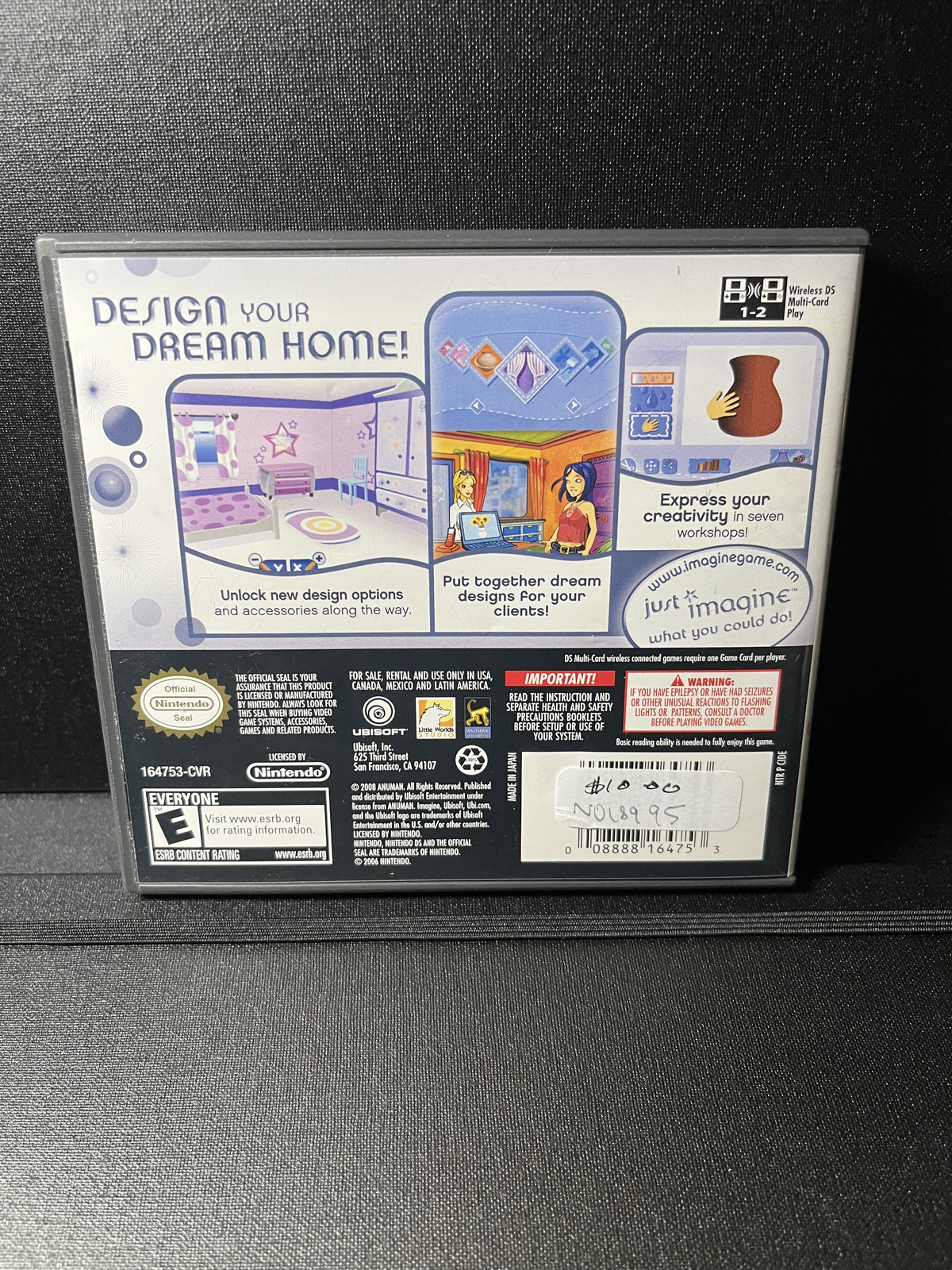 Imagine Interior Designer Nintendo DS Game