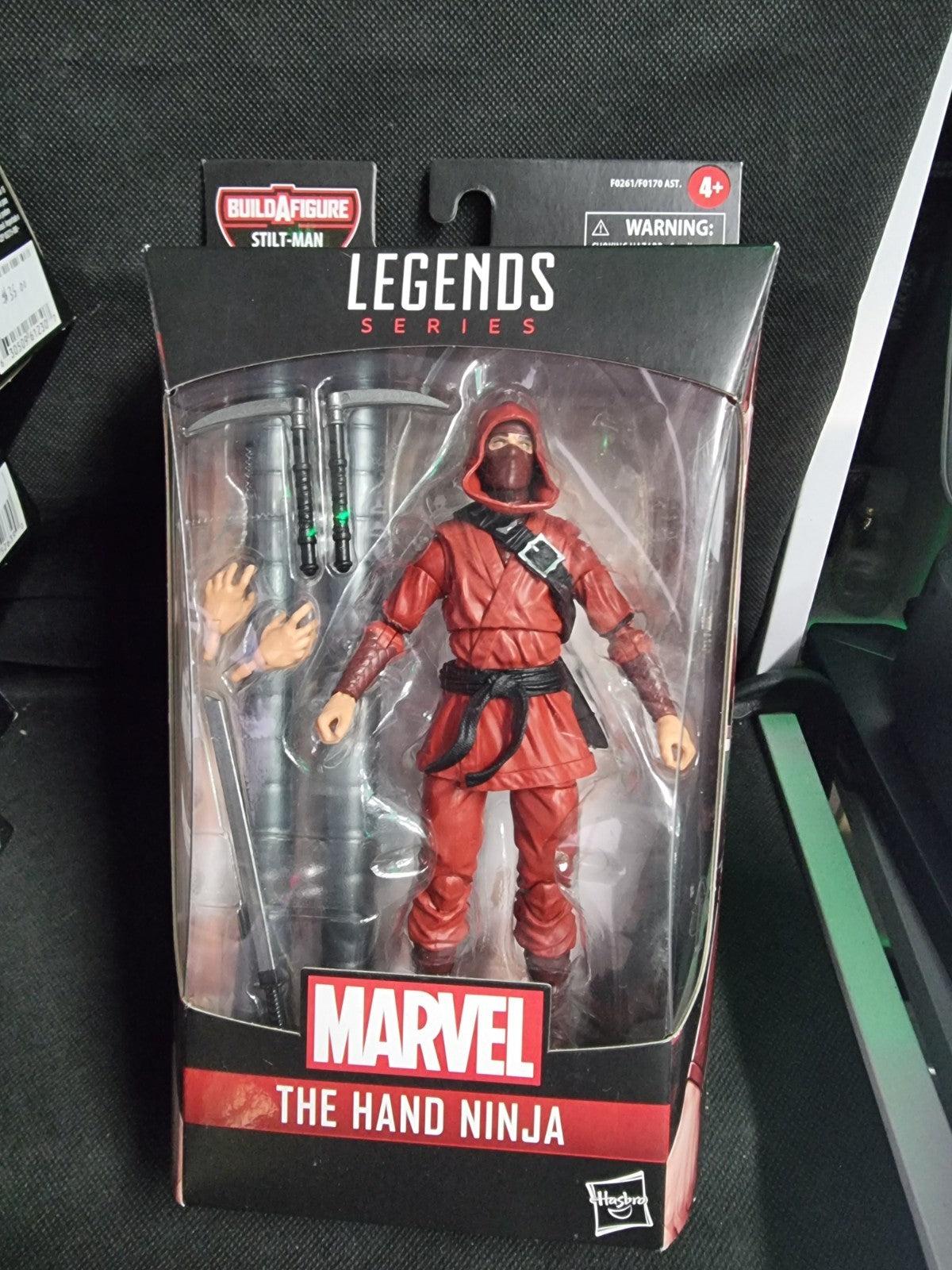 Marvel Legends The Hand Ninja 6 Inch Action Fig, Spider-Man Series Stilt-Man BAF