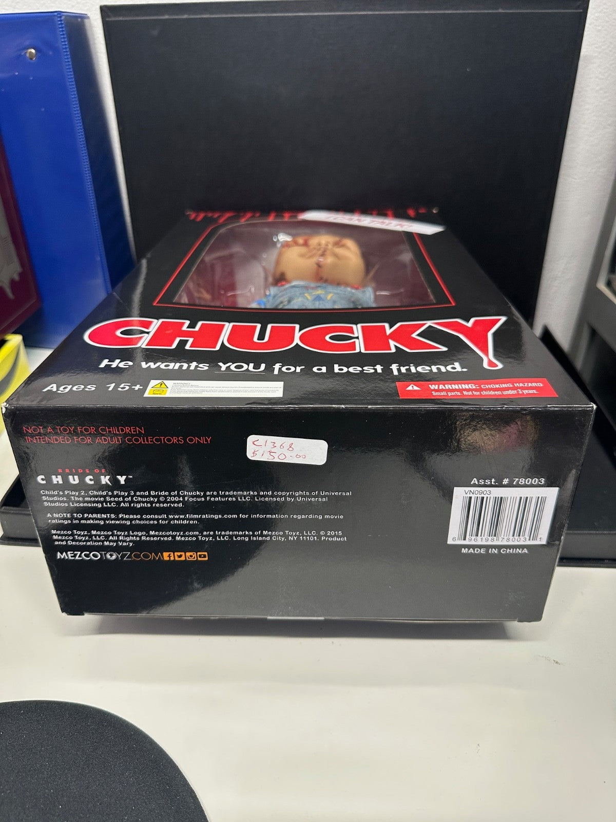 Mezco Toyz Chucky Talking Scarred Bride of Chucky Action Figure