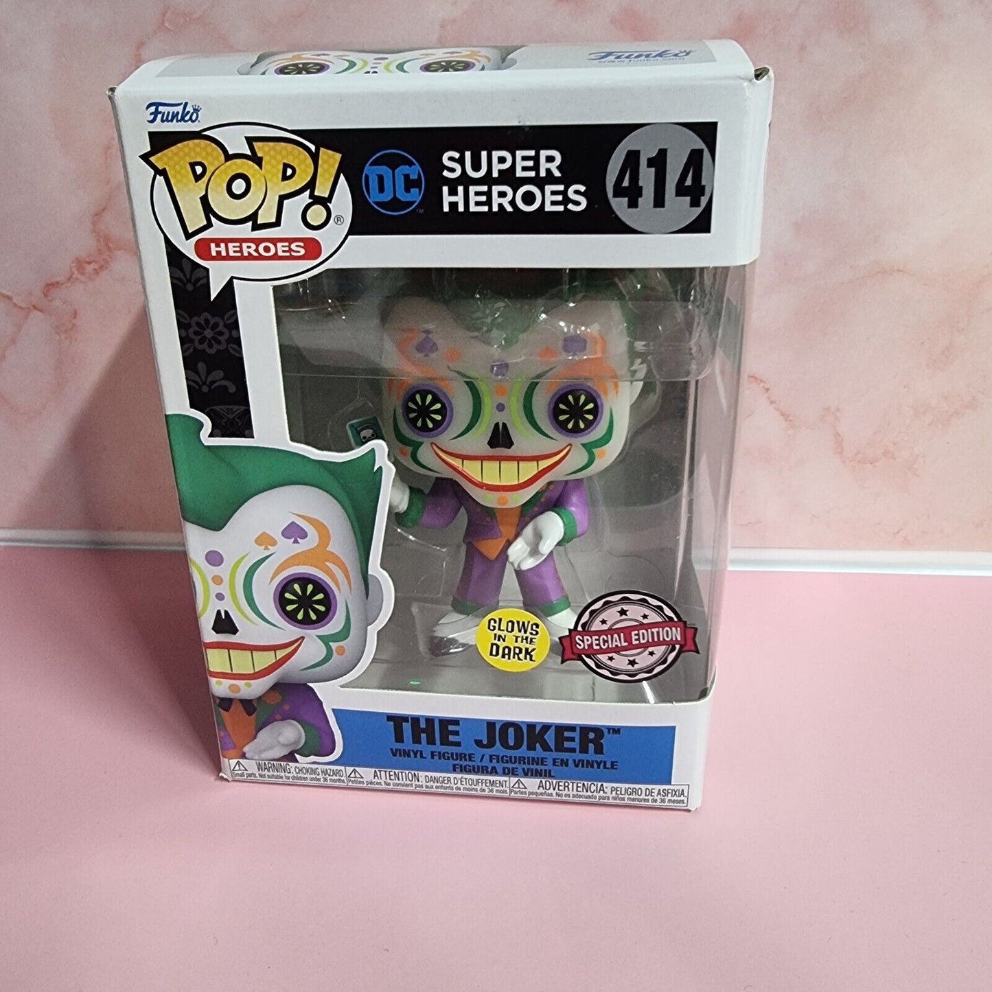 Funko Pop Heroes: Dia De Los DC- Joker #414