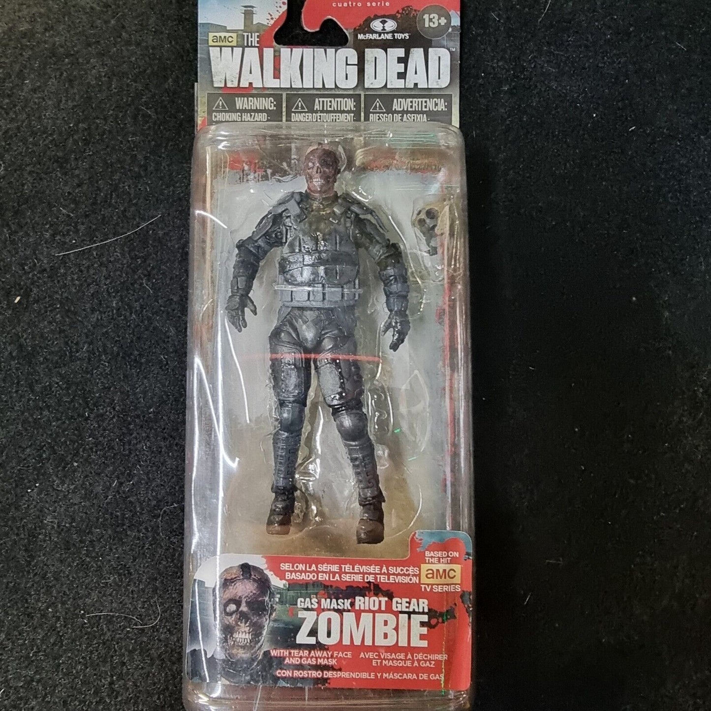 The Walking Dead Tv Series 4 Gas Mask Riot Gear Zombie Figure McFarlane 2013