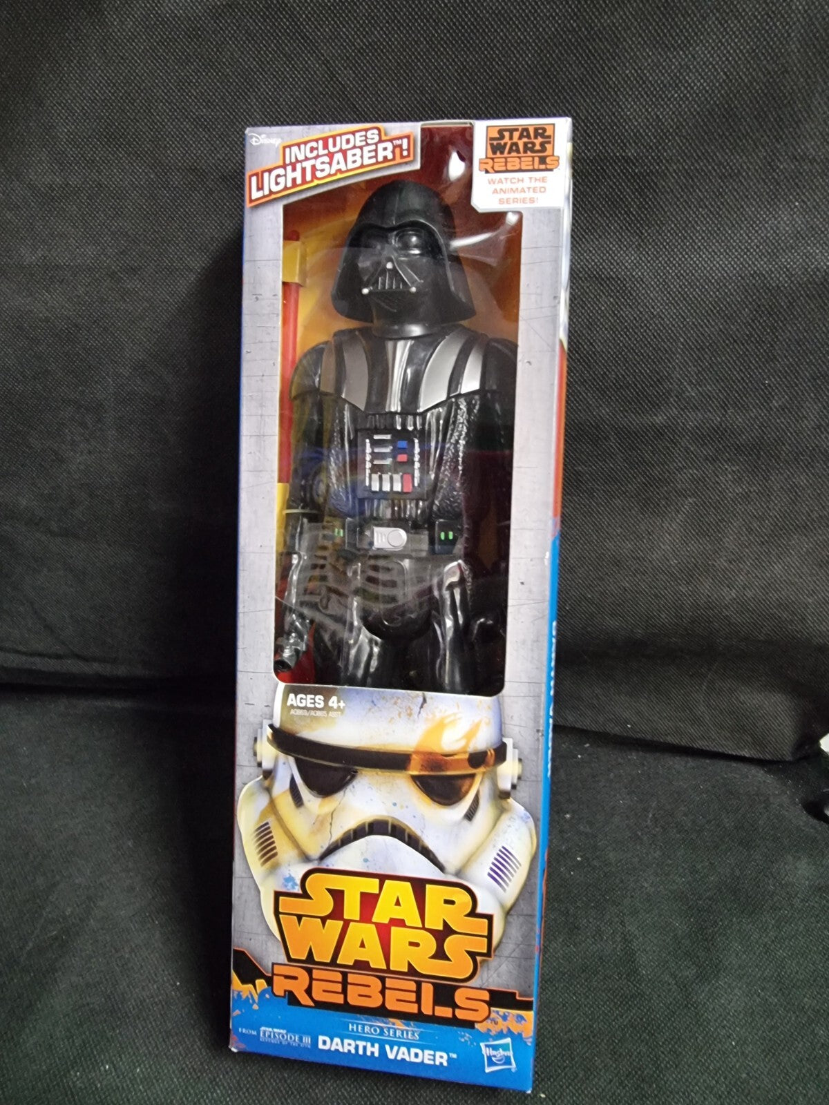 Star Wars Rebels Darth Vader with Lightsaber 12” Action Figure Hero Series NIB
