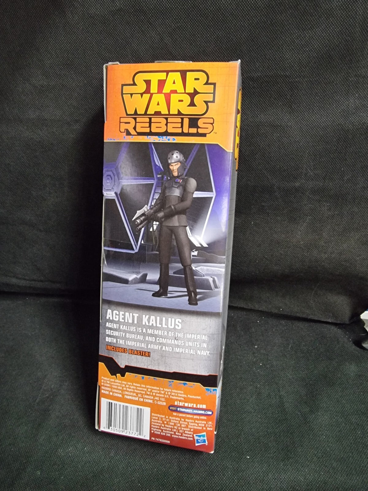 AGENT KALLUS STAR WARS 12” 30cm FIGURE REBELS LUCASFILM WITH BLASTER