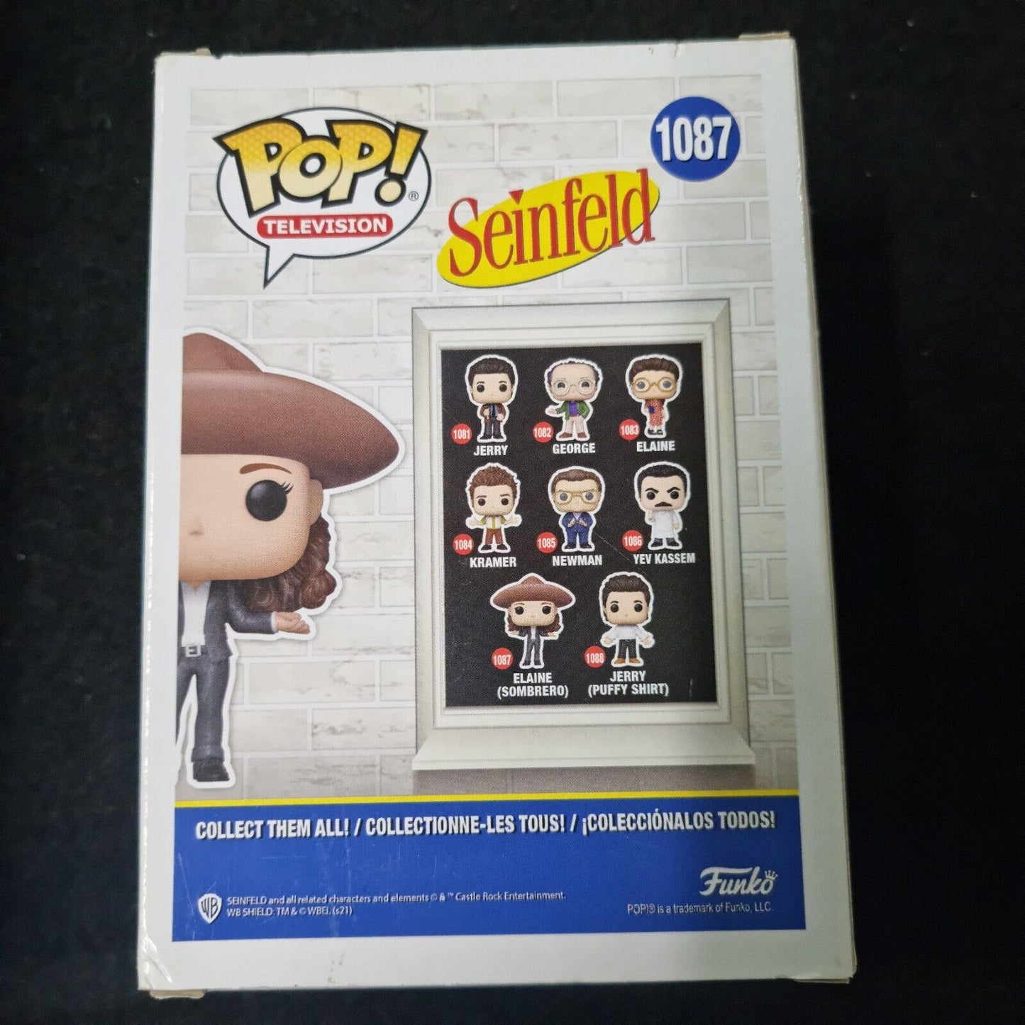 Brand New Seinfeld - Elaine with Urban Sombrero Pop! Vinyl Number 1087