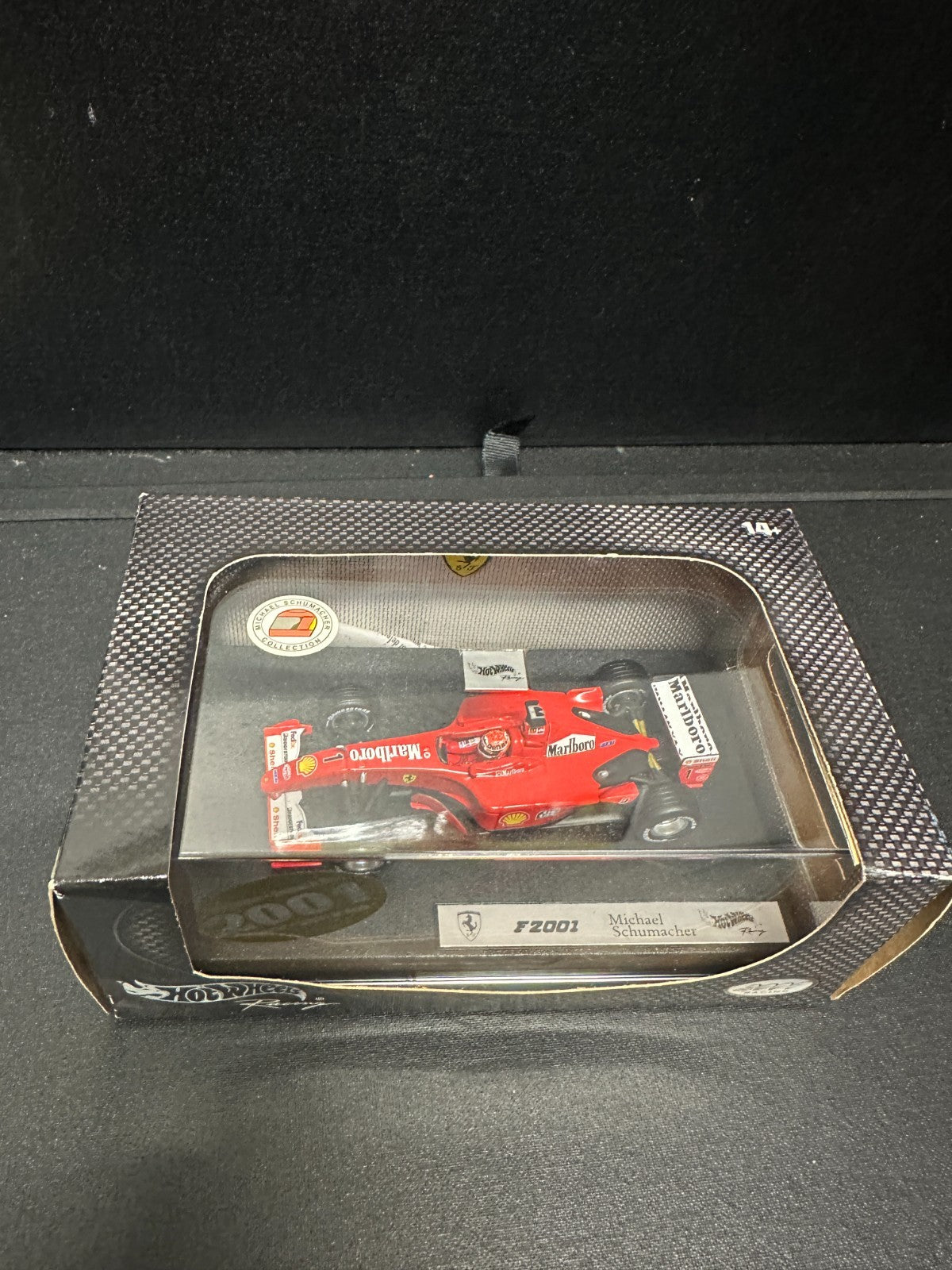 Hot Wheels Racing Michael Schumacher Ferrari F2001 1:43 Scale 50213 Diecast Car