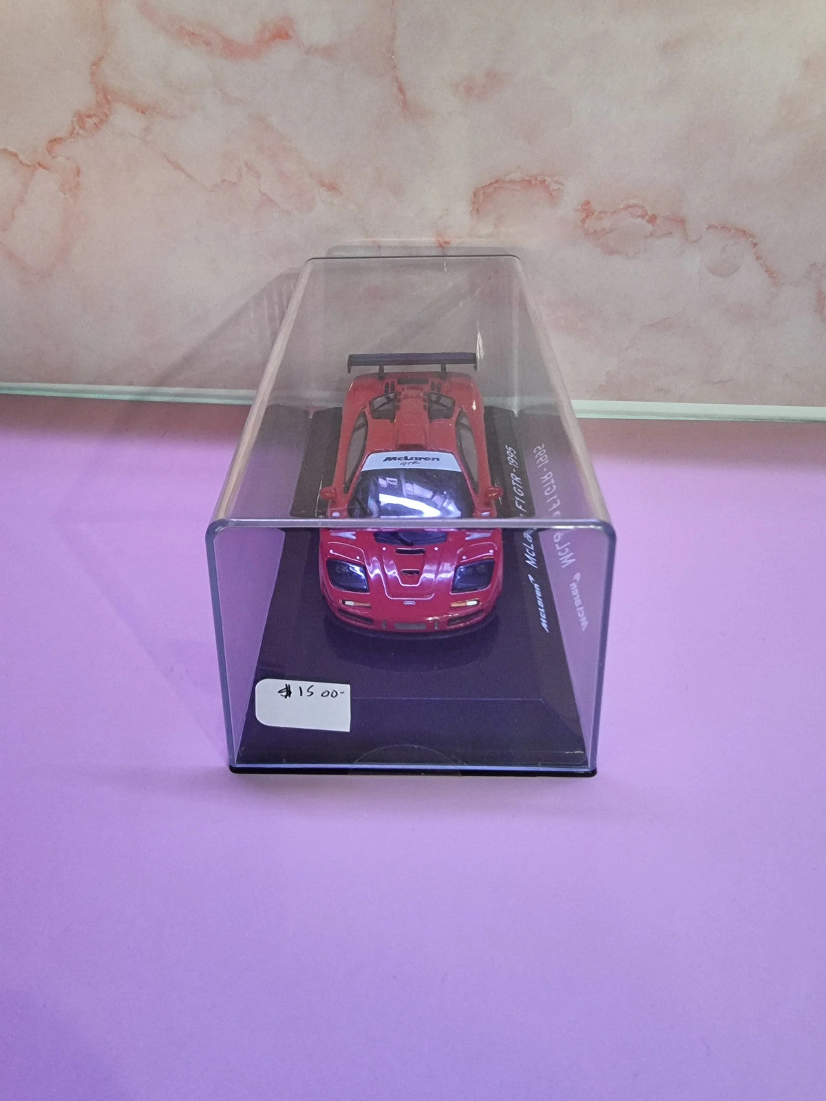 1995 MCLAREN F1 GTR DIECAST CAR 1/43 PANINI SUPERCARS COLLECTION