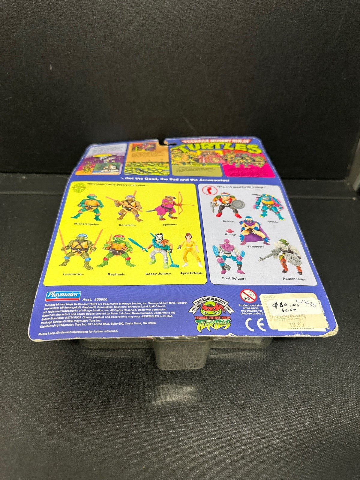 Playmates Teenage Mutant Ninja Turtles RAPHEAL 25th Anniversary Figure