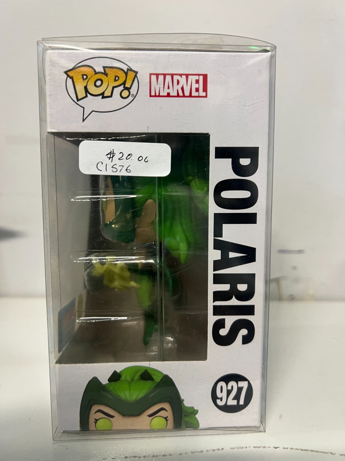 Polaris Pop 927 Glow- Xmen Funko Pop! -2021 Fall Convention - Vaulted +Protector