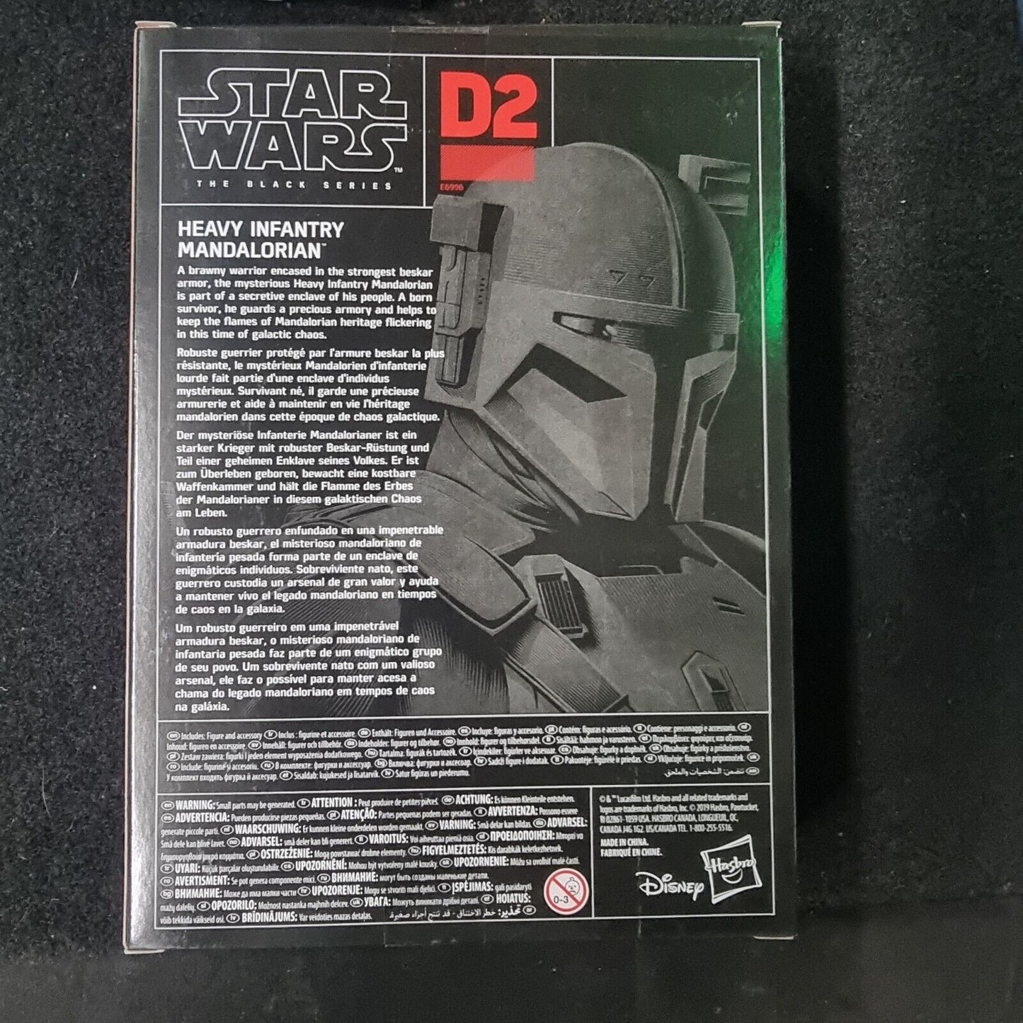 Star Wars Black Series Mandalorian Heavy Infantry Action Figure Paz Vizsla New