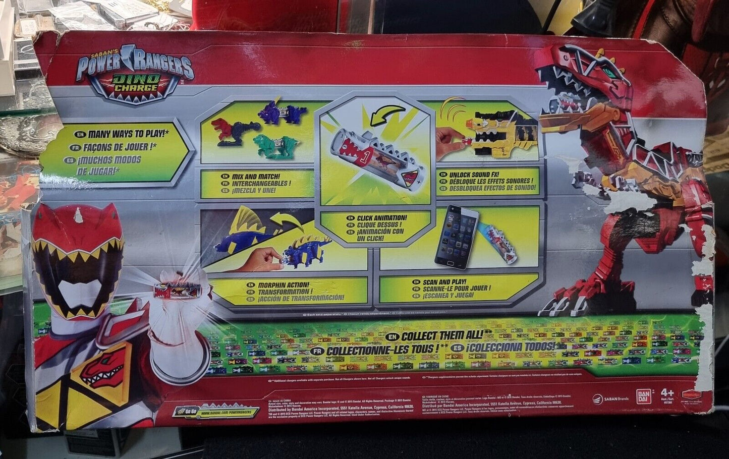 Power Rangers Dino Charge Ultimate Charge Collection