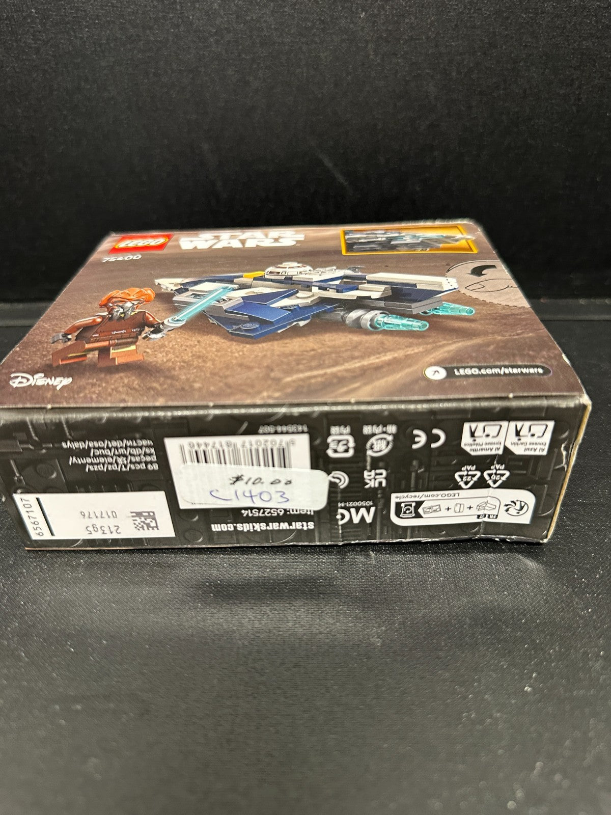 LEGO Star Wars: The Clone Wars Plo Koon’s Jedi Starfighter Microfighter 75400