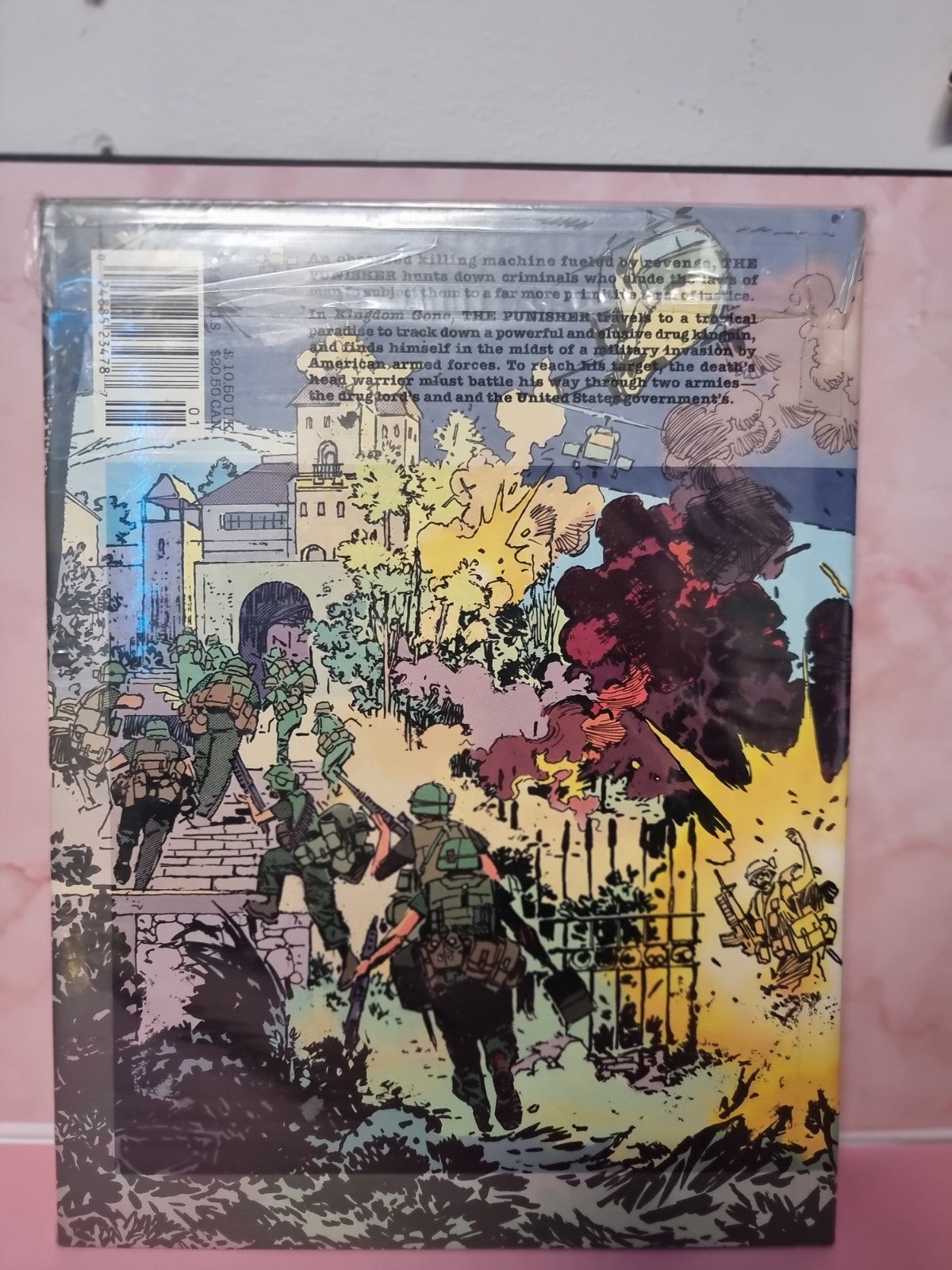 Punisher Kingdom Gone Hardcover Marvel Graphic Novel (B1) 1990