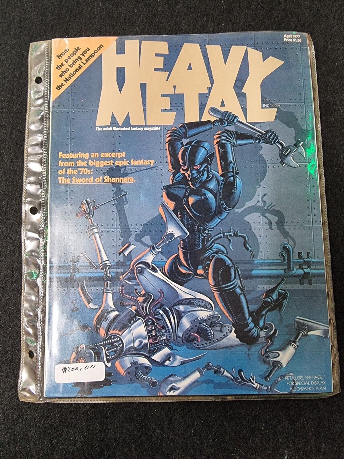 Heavy Metal Magazine April 1977 First Issue!!!!!!