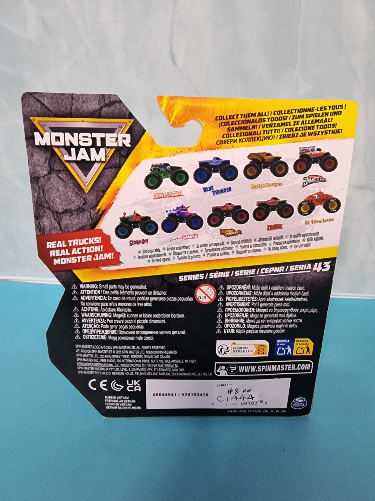 Blue Thunder - Monster Jam Spin Master 1:64 Diecast Truck