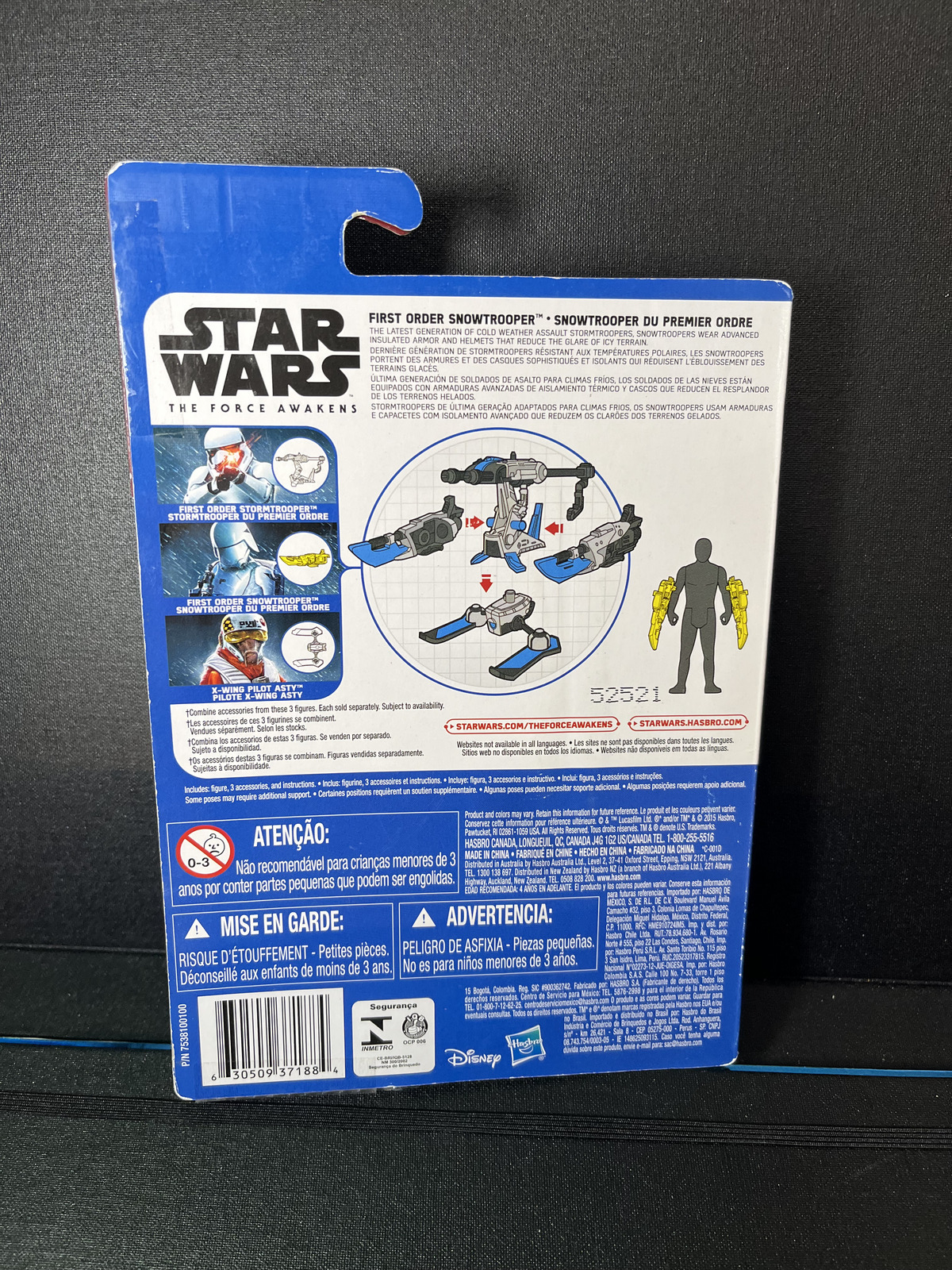 First Order Snowtrooper Star Wars The Force Awakens 3.75 Action Figure