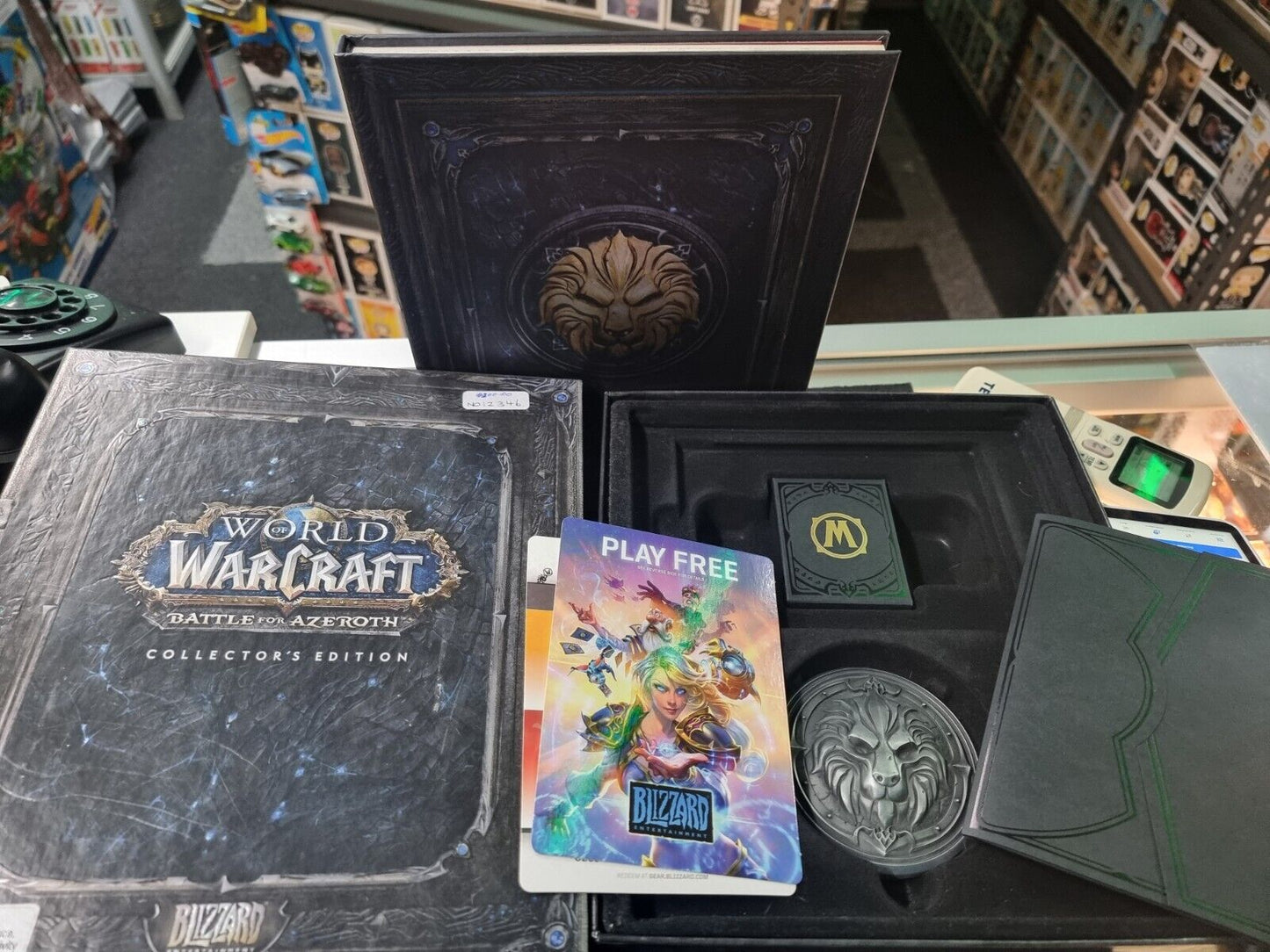World Of Warcraft Battle For Azeroth Collectors Edition Missing Cd