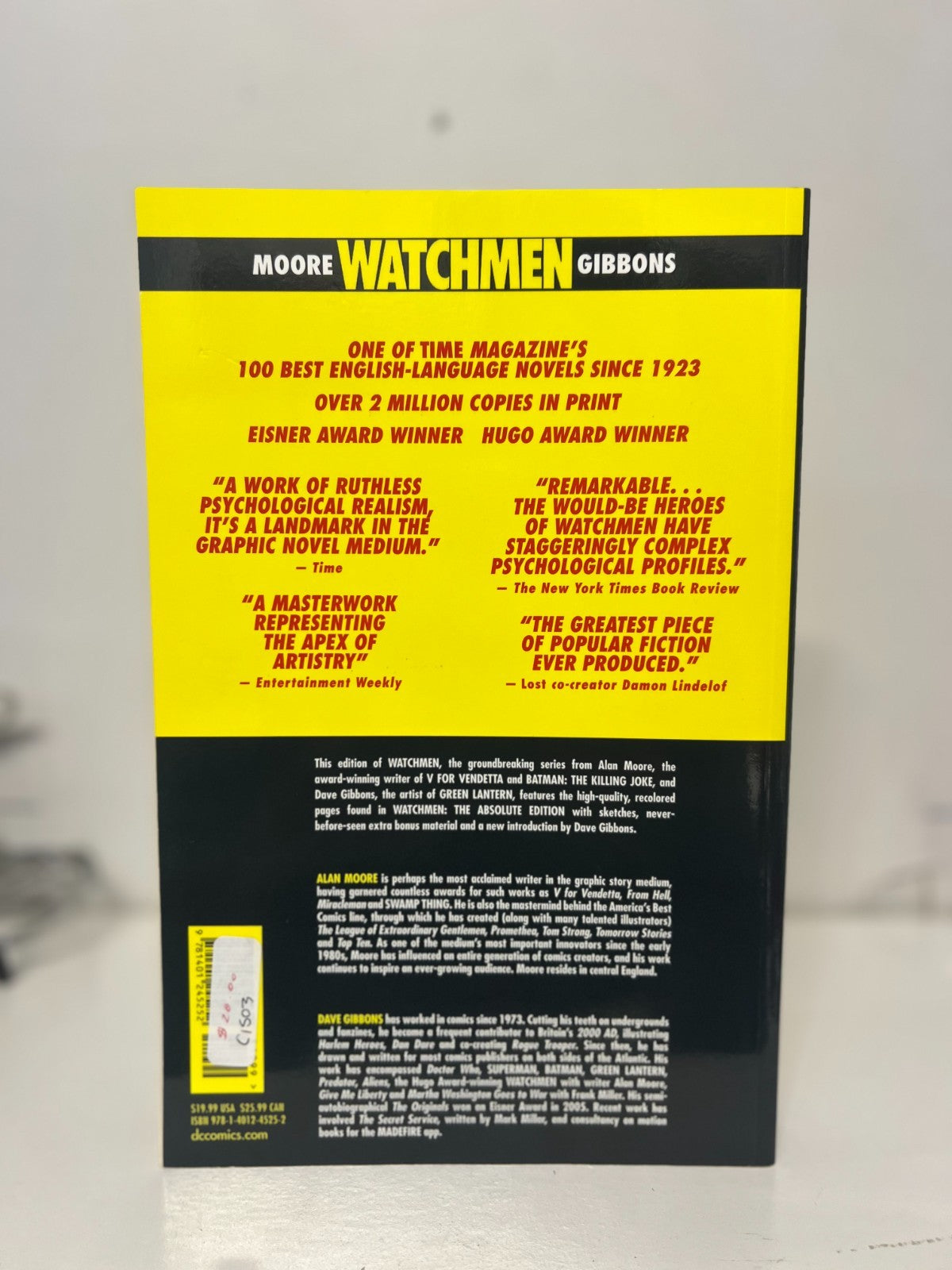 Watchmen by Alan Moore, Dave Gibbons (PB) LV6