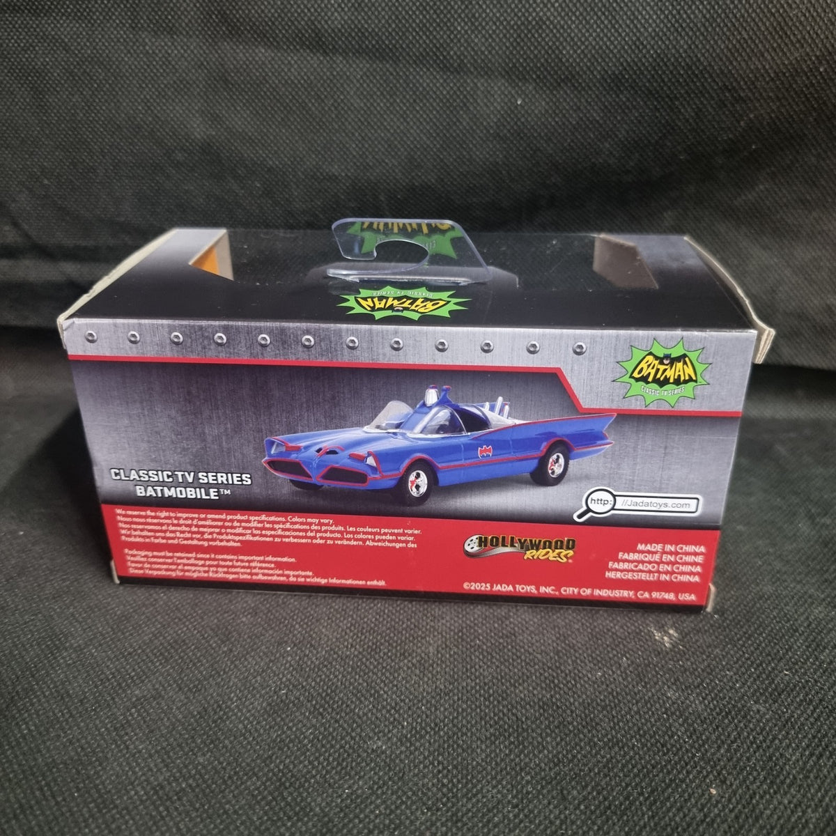 Jada 1:32 Classic TV Series 1966 Batmobile Blue Animated Diecast Car