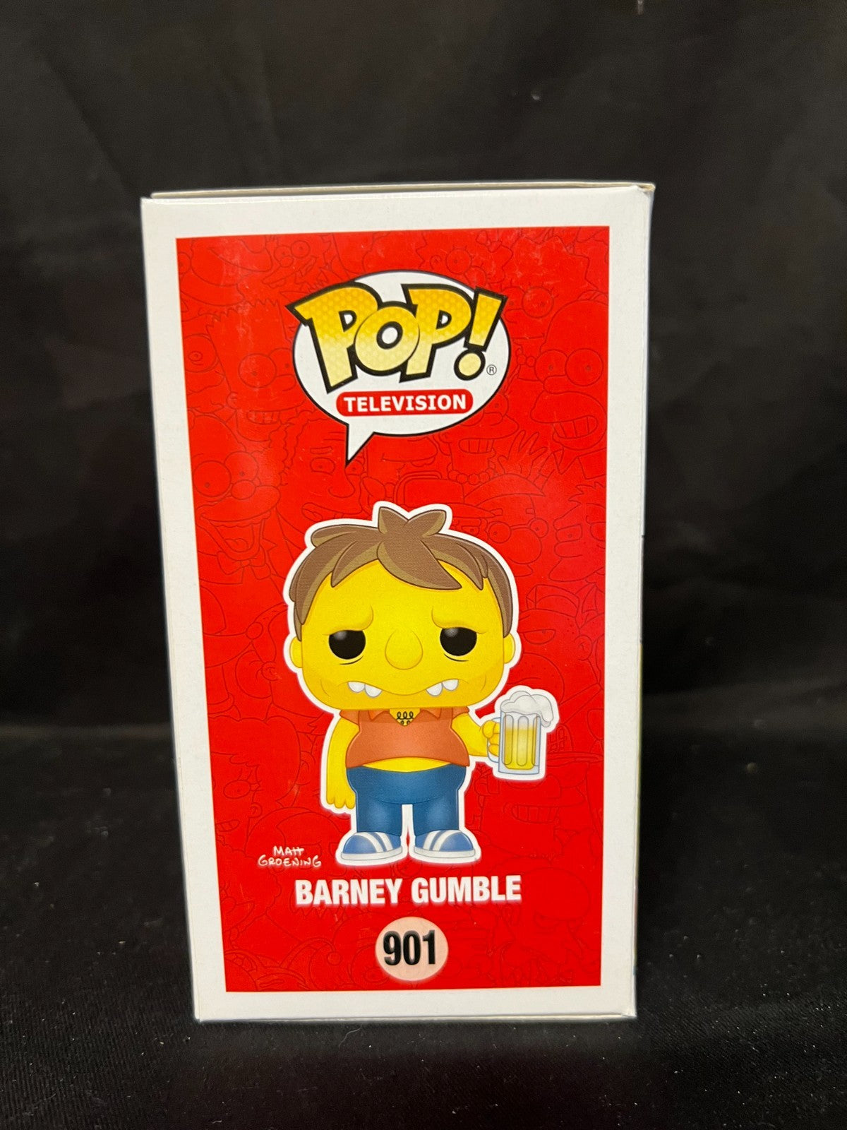 FUNKO POP VINYL TELEVISION THE SIMPSONS TV SERIES #901 BARNEY GUMBLE BNIB RARE