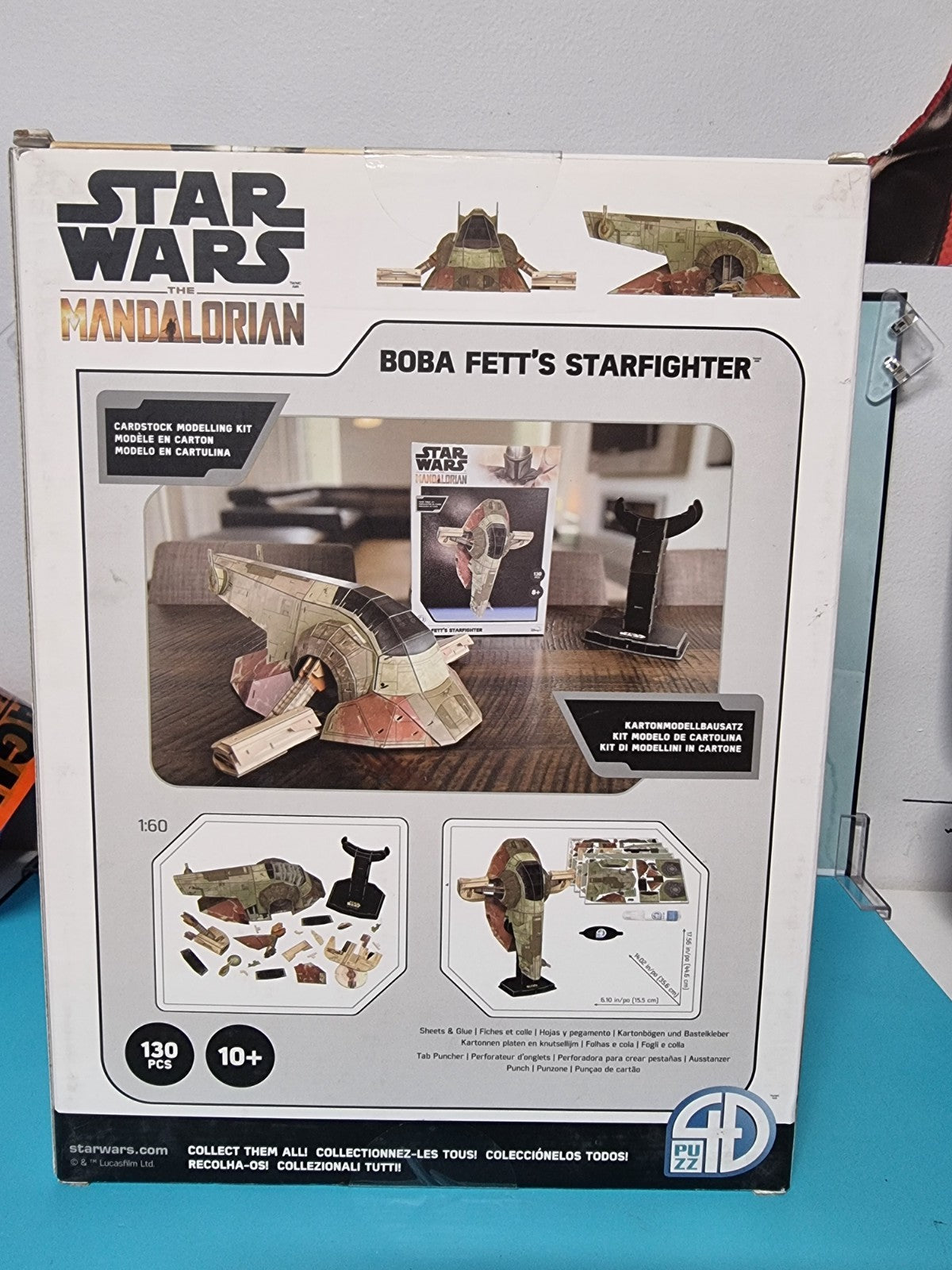 4D Cityscape Star Wars Boba Fetts Starfighter 3D Puzzle 130 Pieces