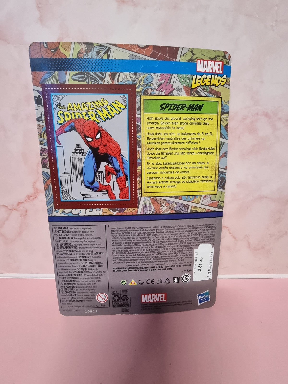 SPIDER-MAN ( 3.75" ) MARVEL LEGENDS RETRO SERIES AVENGERS ACTION FIGURE