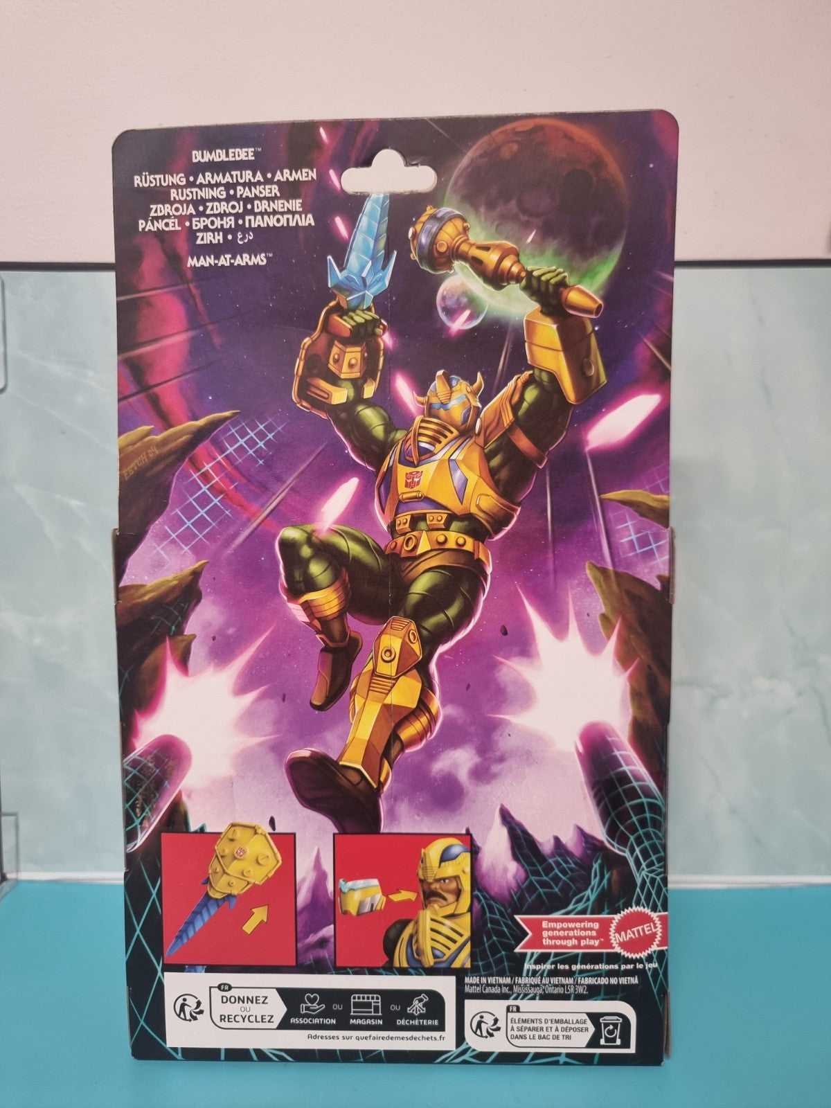 Masters of the Universe x Transformers Bumblebee Armor Man-At-Arms