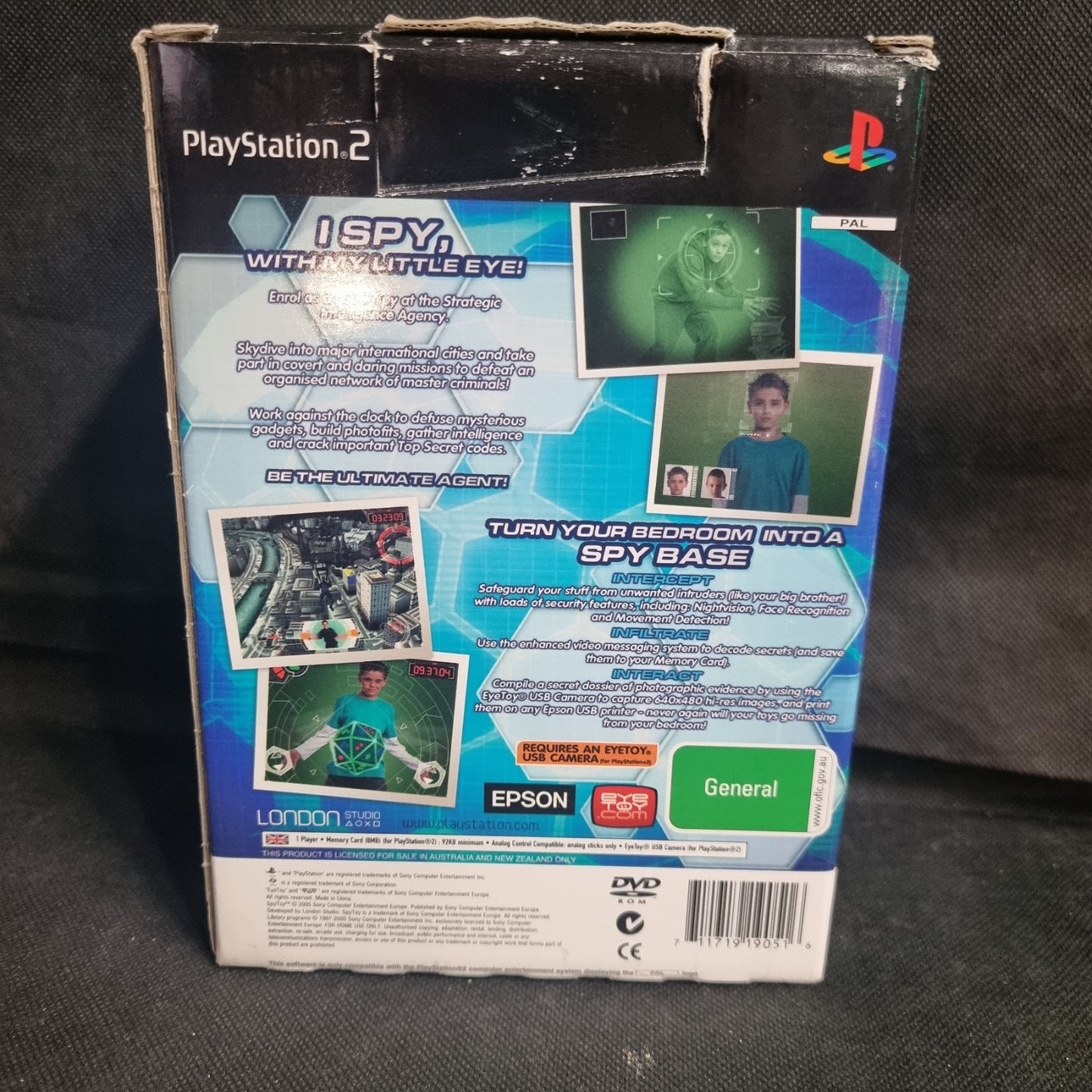 Eye Toy Bundle for PS2 - Camera + Game Boxed playstation 2