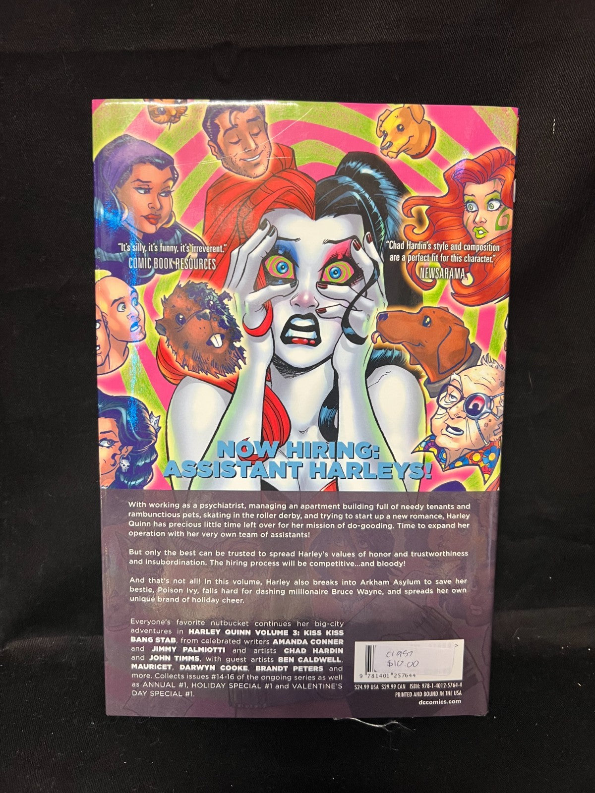 DC Harley Quinn Vol 3 Kiss Kiss Bang Stab Hardcover