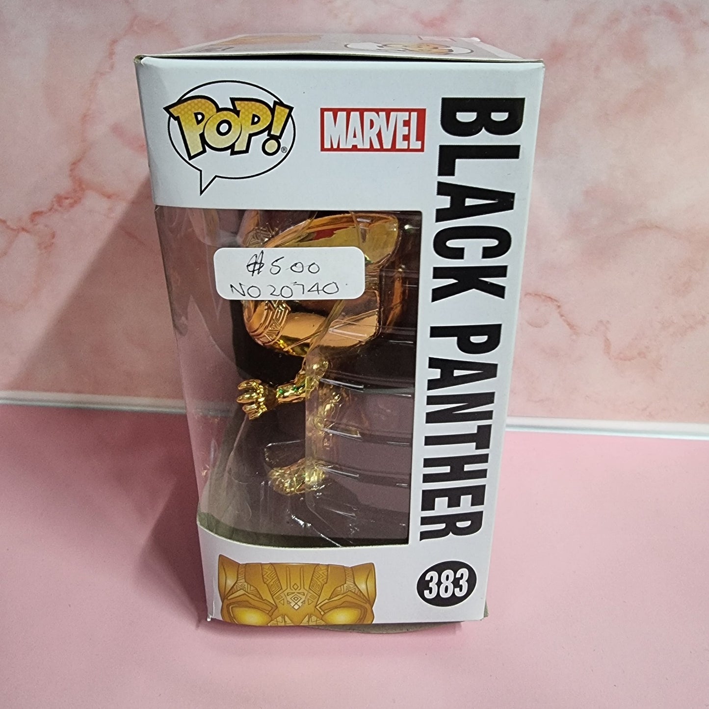 Funko Pop Marvel Studios First Ten Years, Gold Black Panther, #383