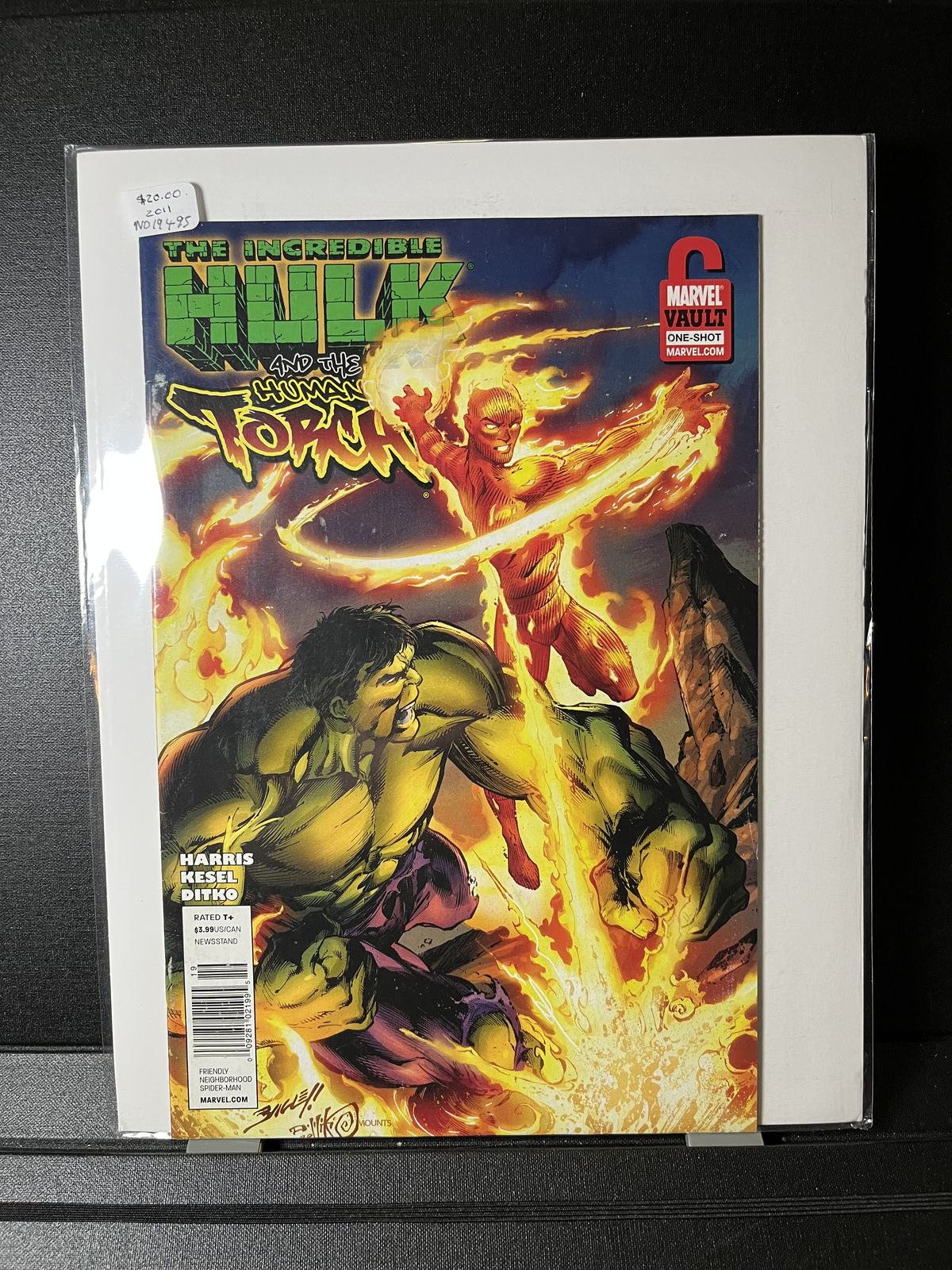 THE INCREDIBLE HULK AND THE HUMAN TORCH FROM THE MARVEL VAULT ONE SHOT #1