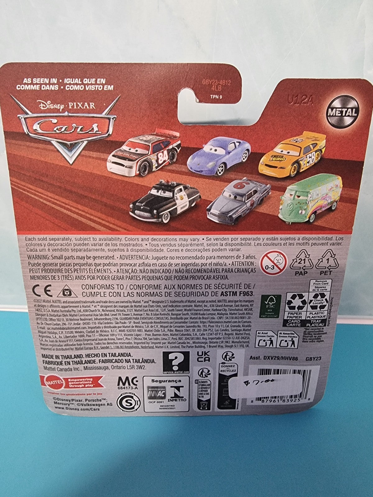 DISNEY CARS CHUCK ARMSTRONG MOOD SPRINGS #33