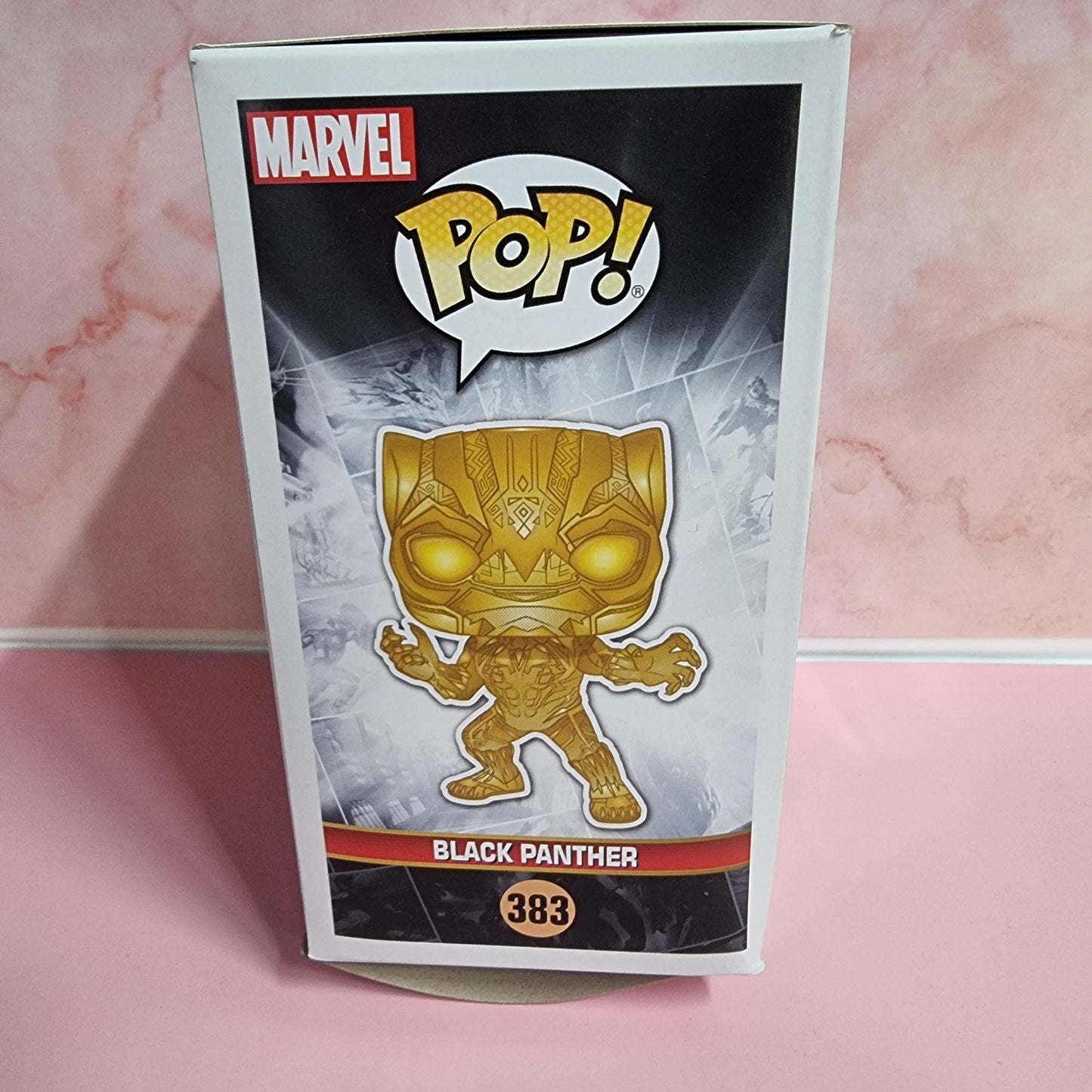 Funko Pop Marvel Studios First Ten Years, Gold Black Panther, #383