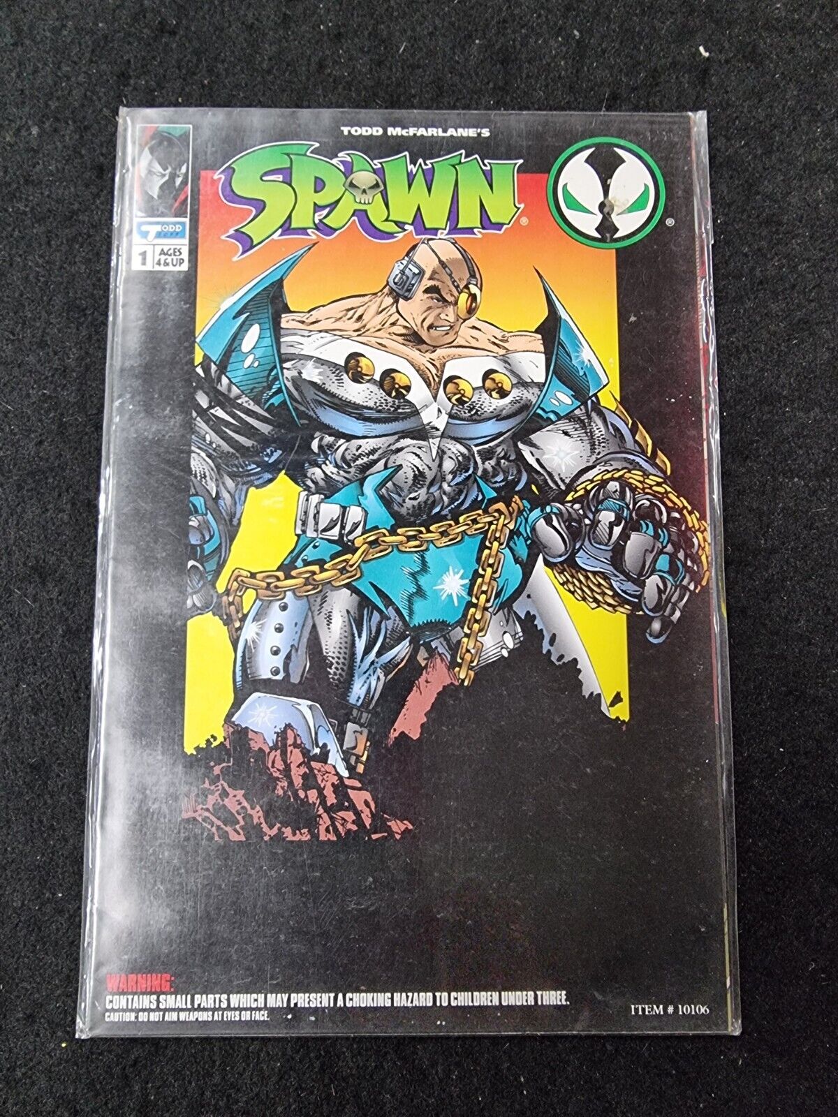 SPAWN ACTION FIGURE COMIC OVERTKILL #1 (1994) Todd Toys Comics