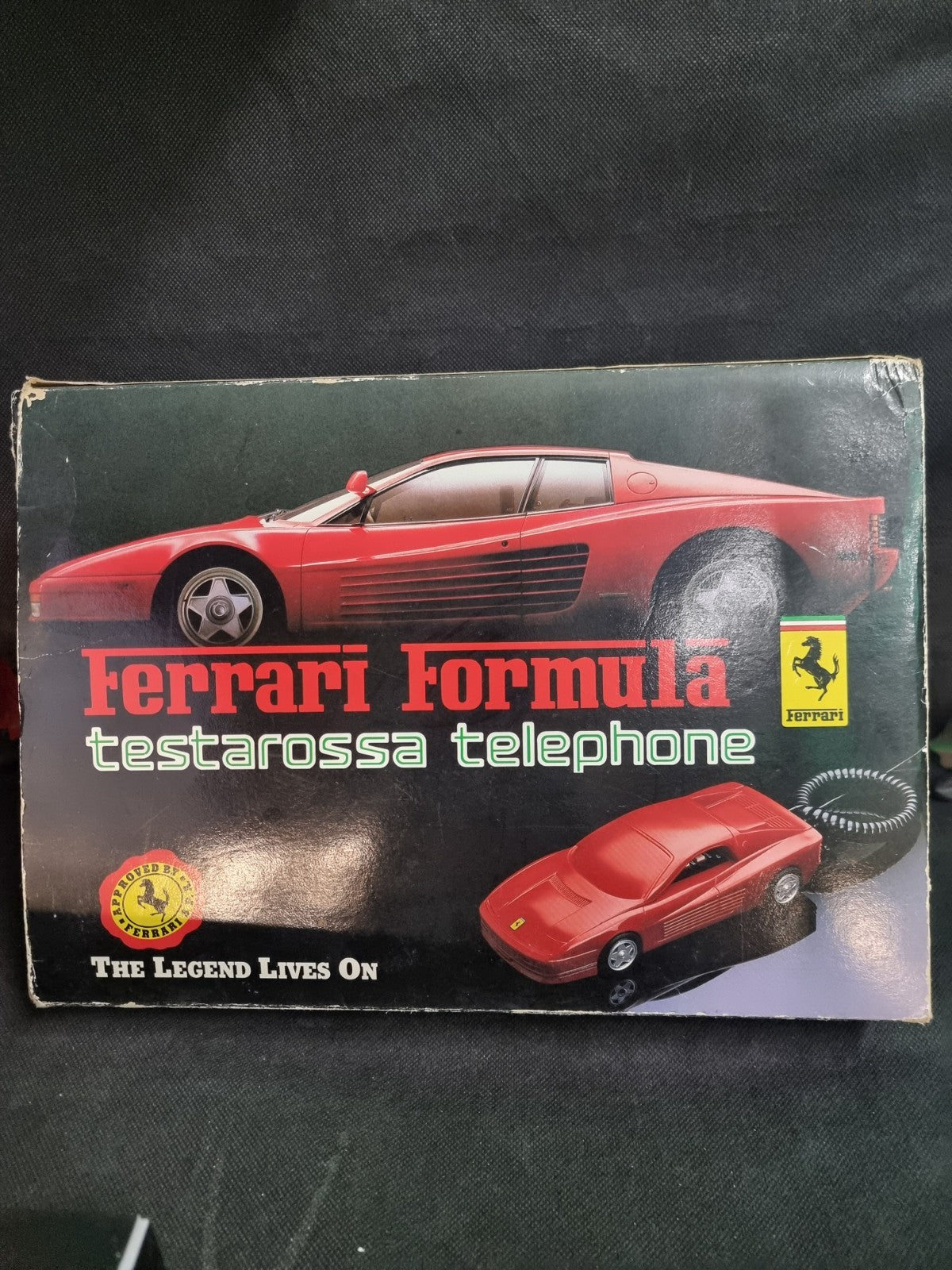 1980's Ferrari Testarossa Landline Telephone Rare-Collectible Dialfone