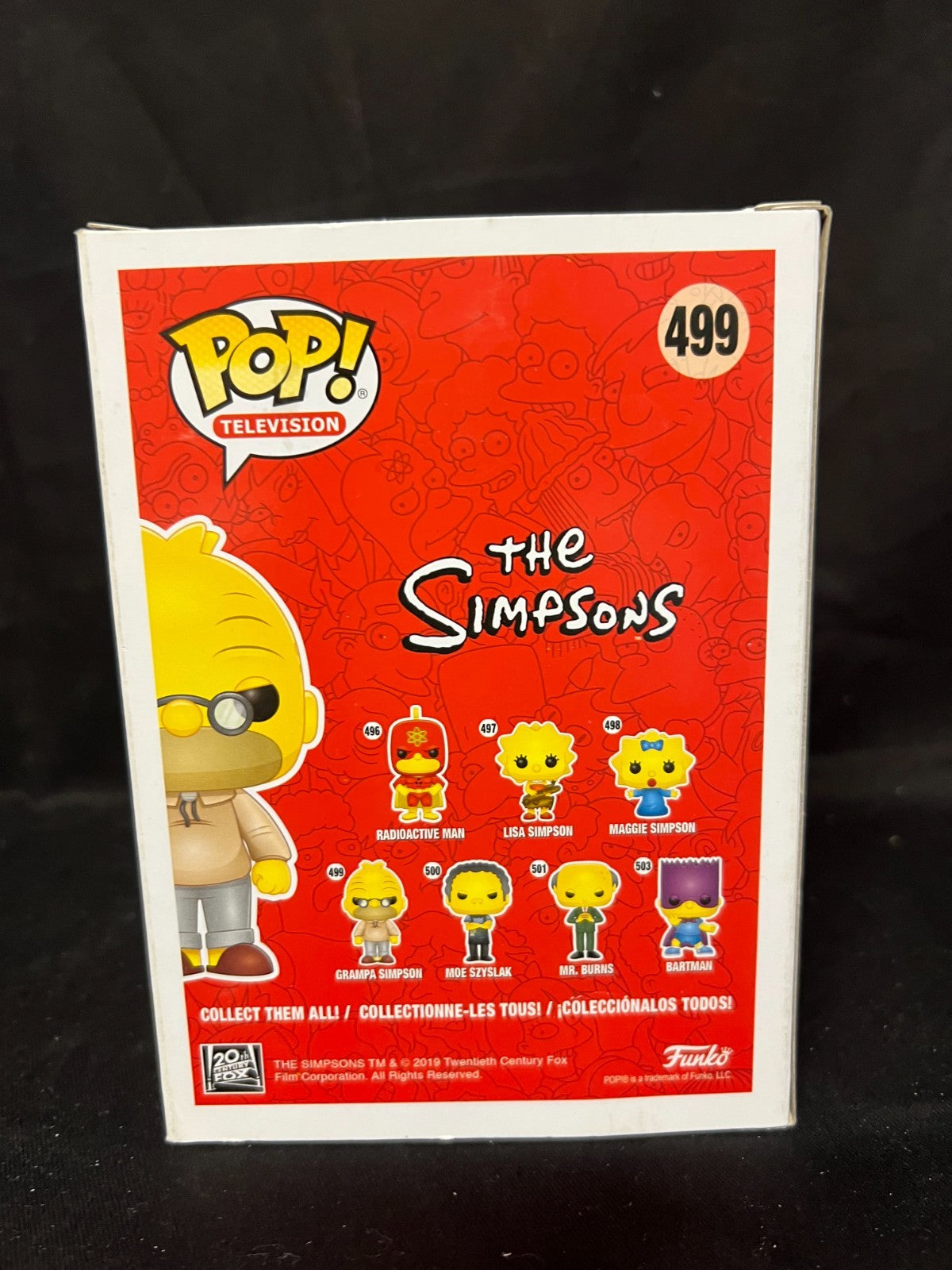 Funko Pop! The Simpsons: Grampa Simpson #499 Vaulted