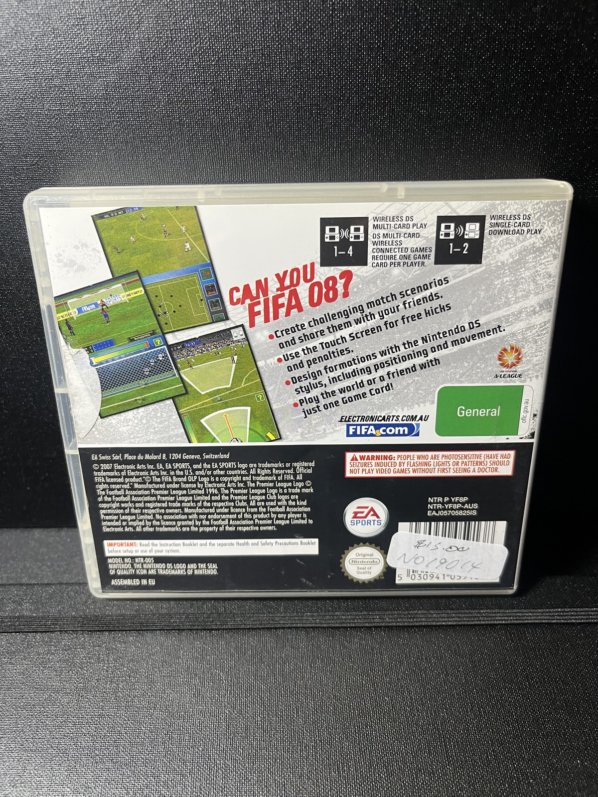 FIFA 08 NINTENDO DS GAME