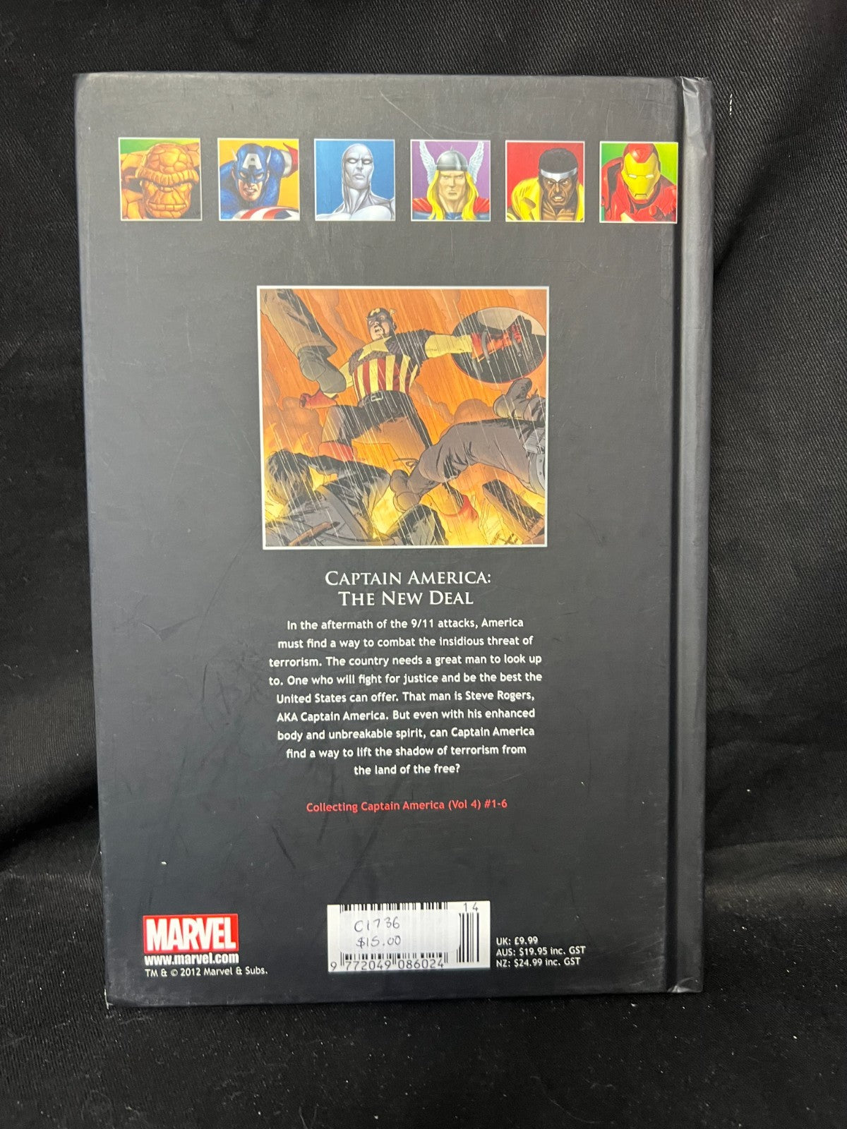Marvel Graphic Novel CAPTAIN AMERICA THE NEW DEAL No. 27 Hardcover