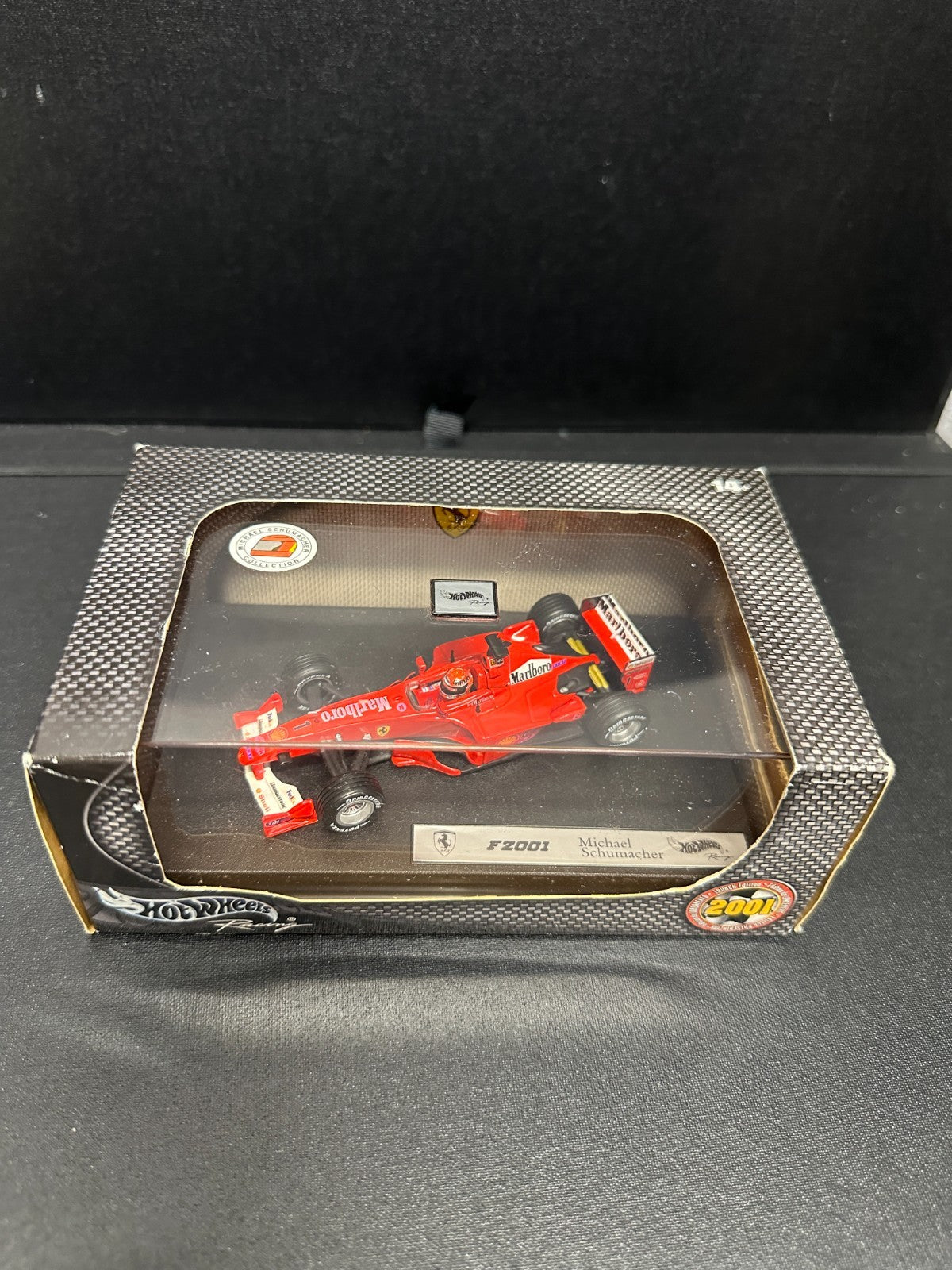 Hot Wheels Racing Michael Schumacher Ferrari F2001 1:43 Scale 55573 Diecast Car