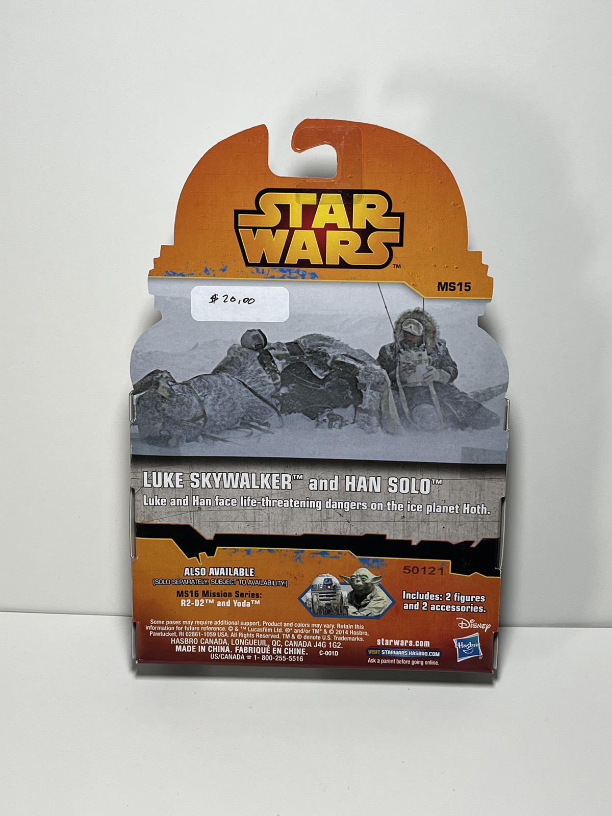 Luke Skywalker & Han Solo Hoth Star Wars Rebels 3.75 2 Pack
