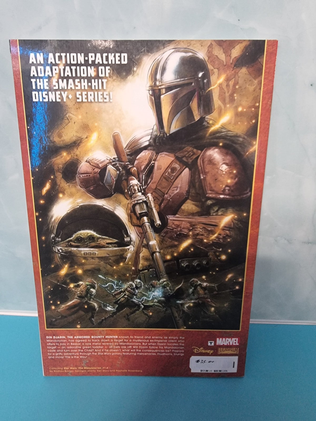 STAR WARS: THE MANDALORIAN #1 * Marvel 2022)A Adi Granov 1st Din Djarin & Grogu