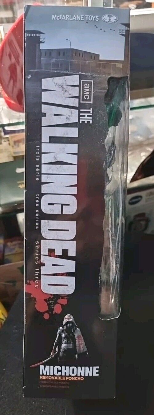 The Walking Dead Bloody 3 Pack Michonne With Zombie Pets McFarlane