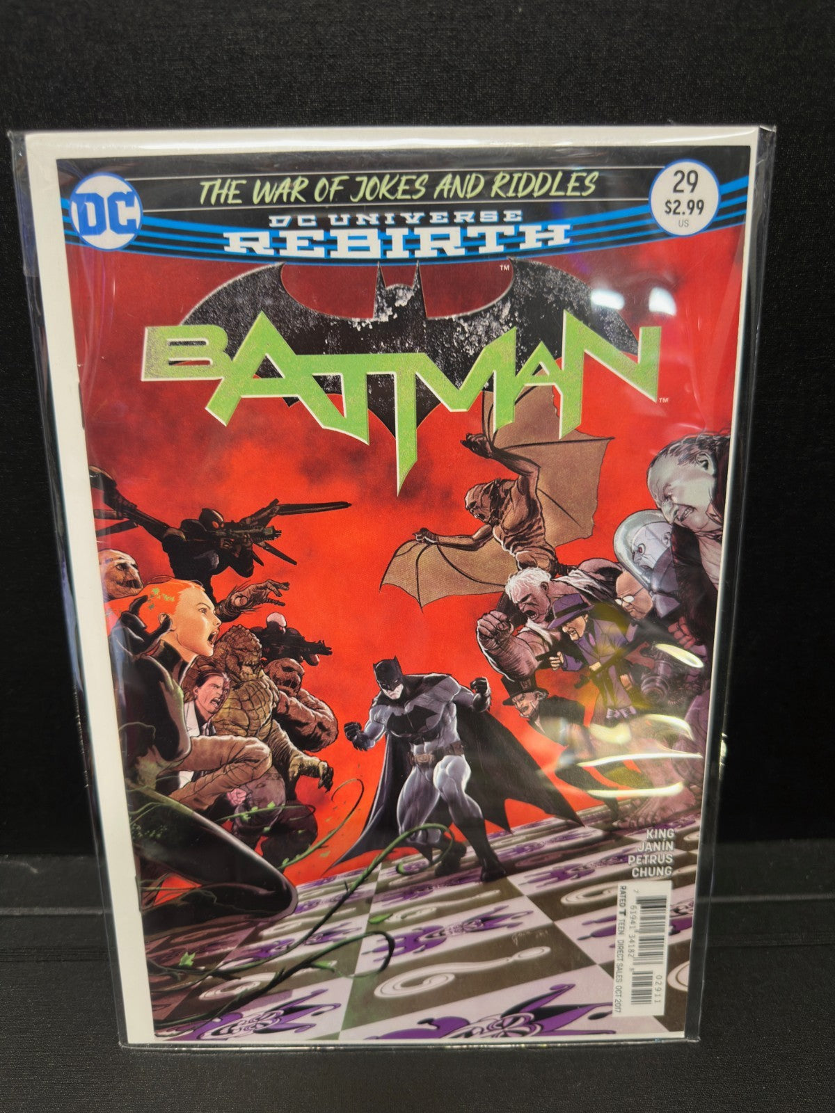 DC Comics BATMAN #29 The war of jokes and riddle