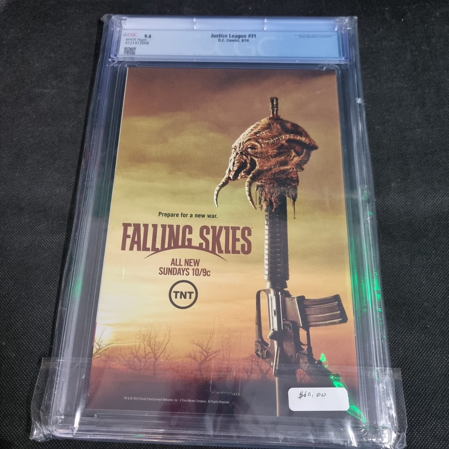 Justice League #31 CGC 9.4 DC Comics 2014 1st Full Appearance Of Jessica Cruz