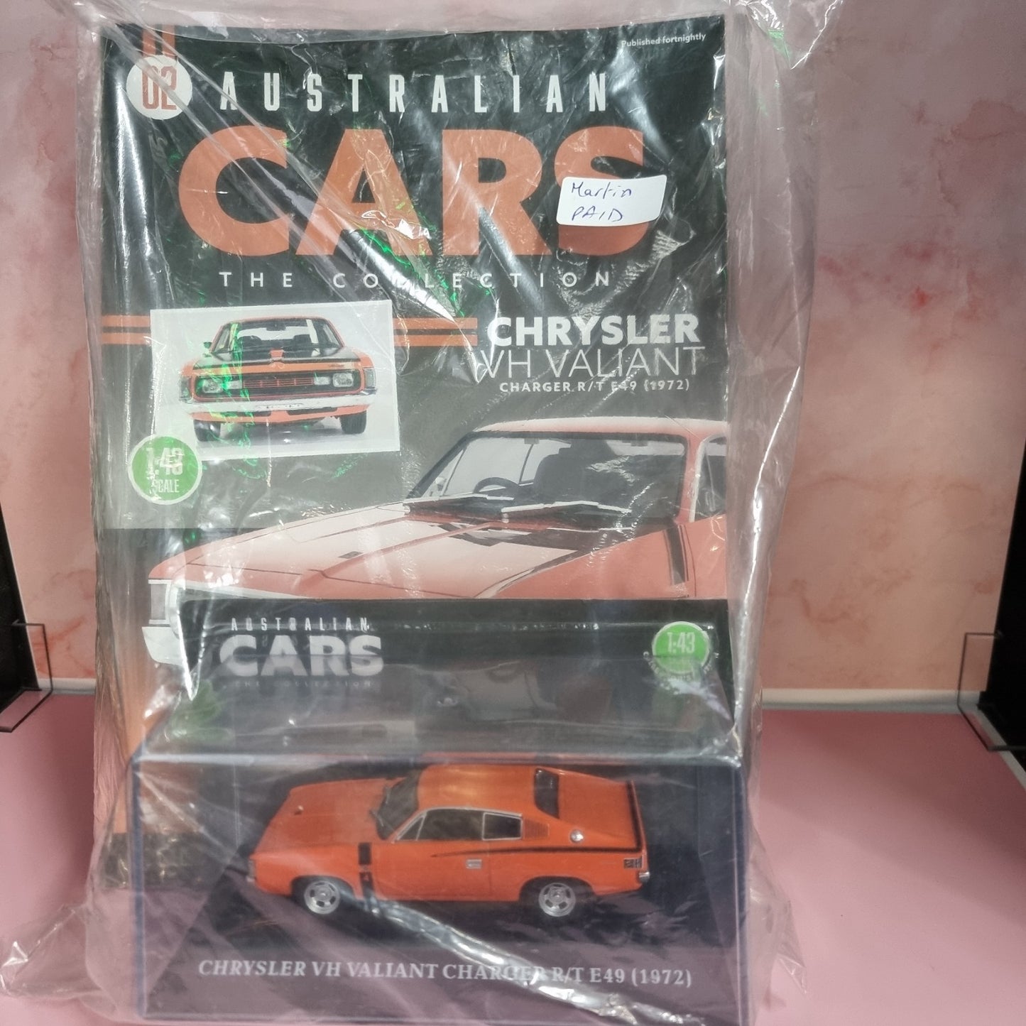 1:43 Australian Cars Collection Issue 2 Chrysler Valiant Charger R/T E49 1972