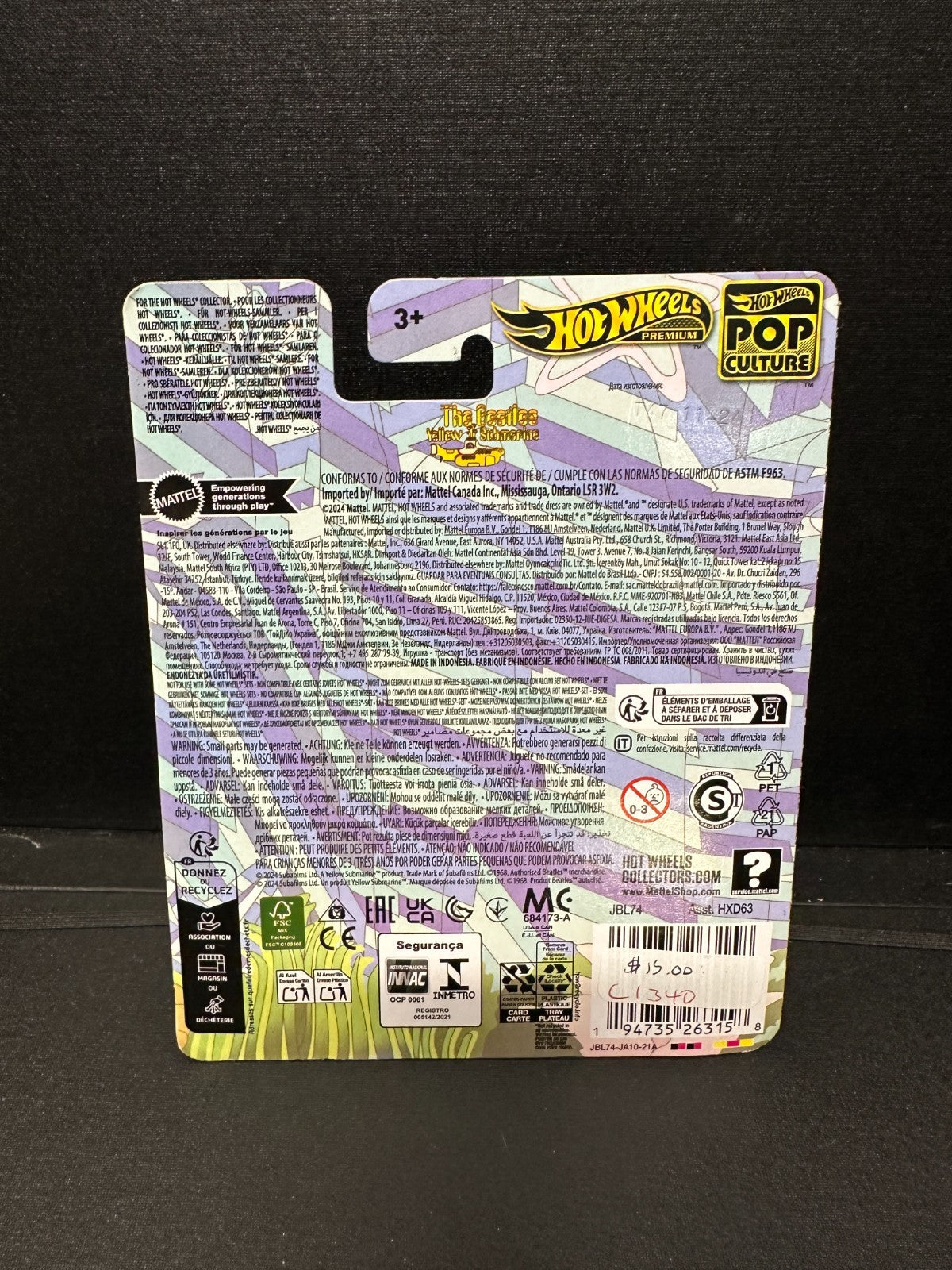 Hot Wheels Premium The Beatles Yellow Submarine 2021