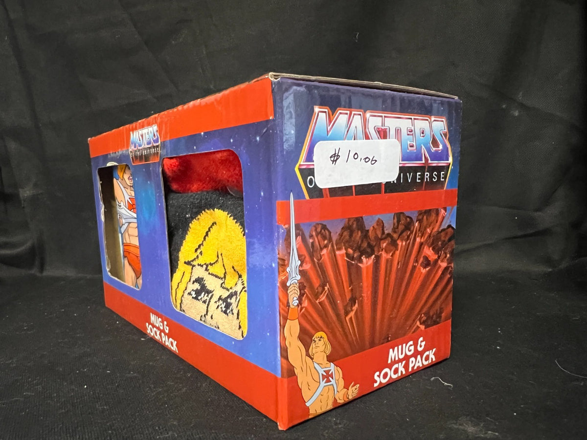 masters of the universe he-man socks and mug gift pack set anime cartoons he man