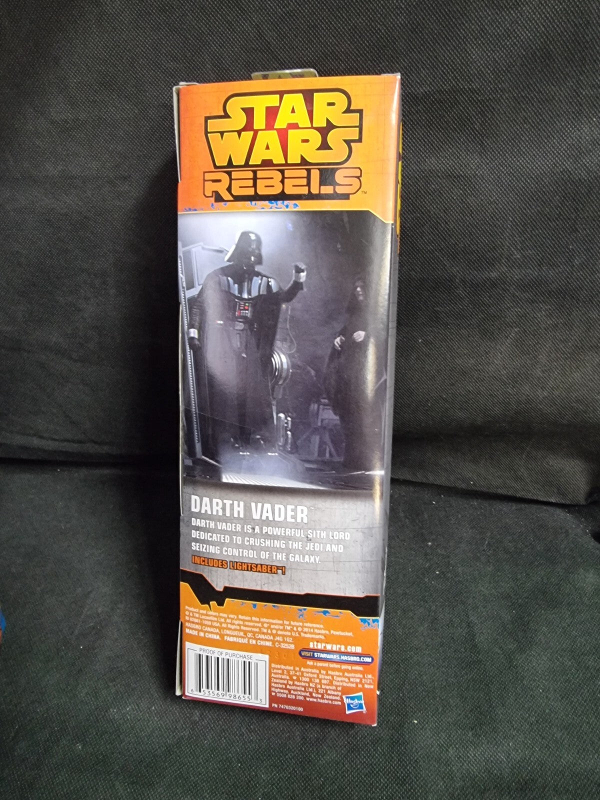 Star Wars Rebels Darth Vader with Lightsaber 12” Action Figure Hero Series NIB