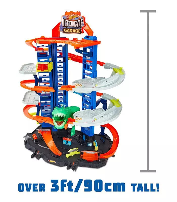 Hot Wheels City Robo T-Rex Ultimate Garage - N08970